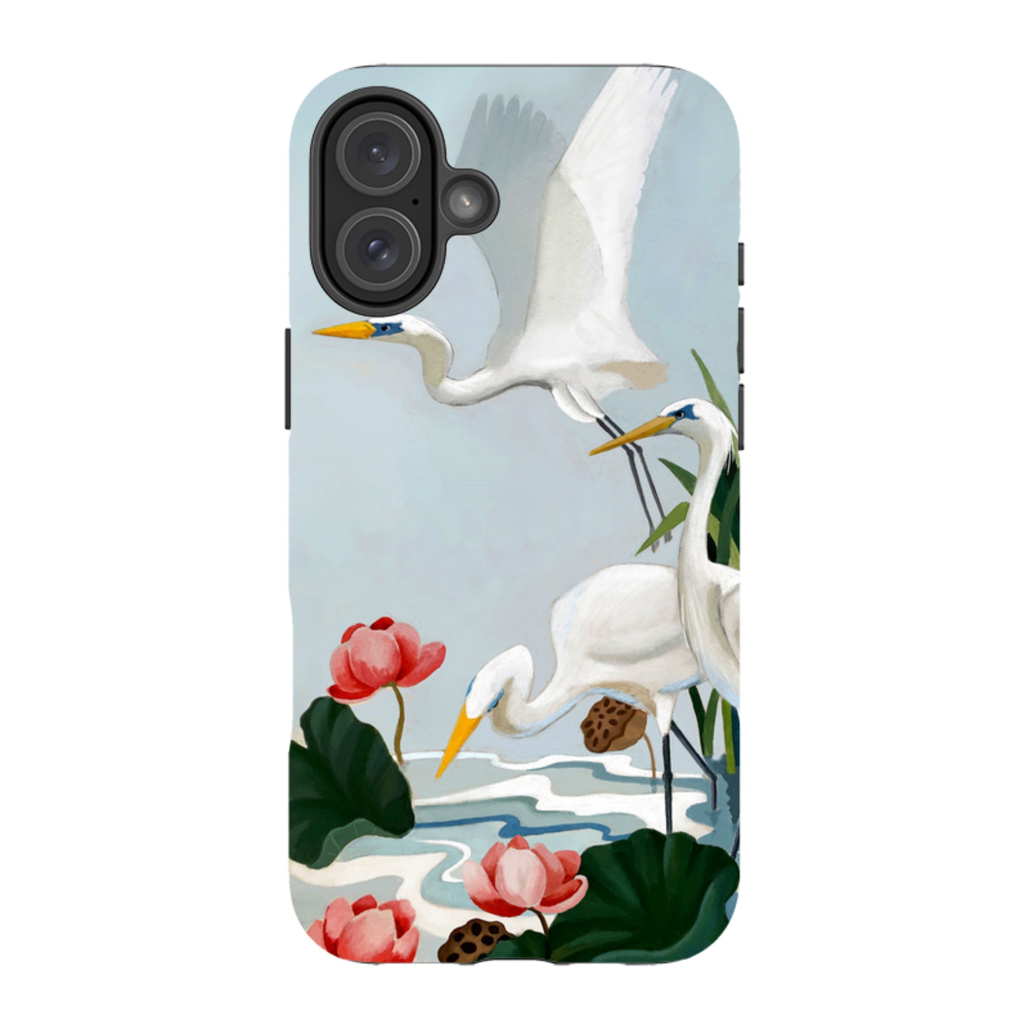 iPhone Tough Case - Egrets And Lillie's By Bex Parkin