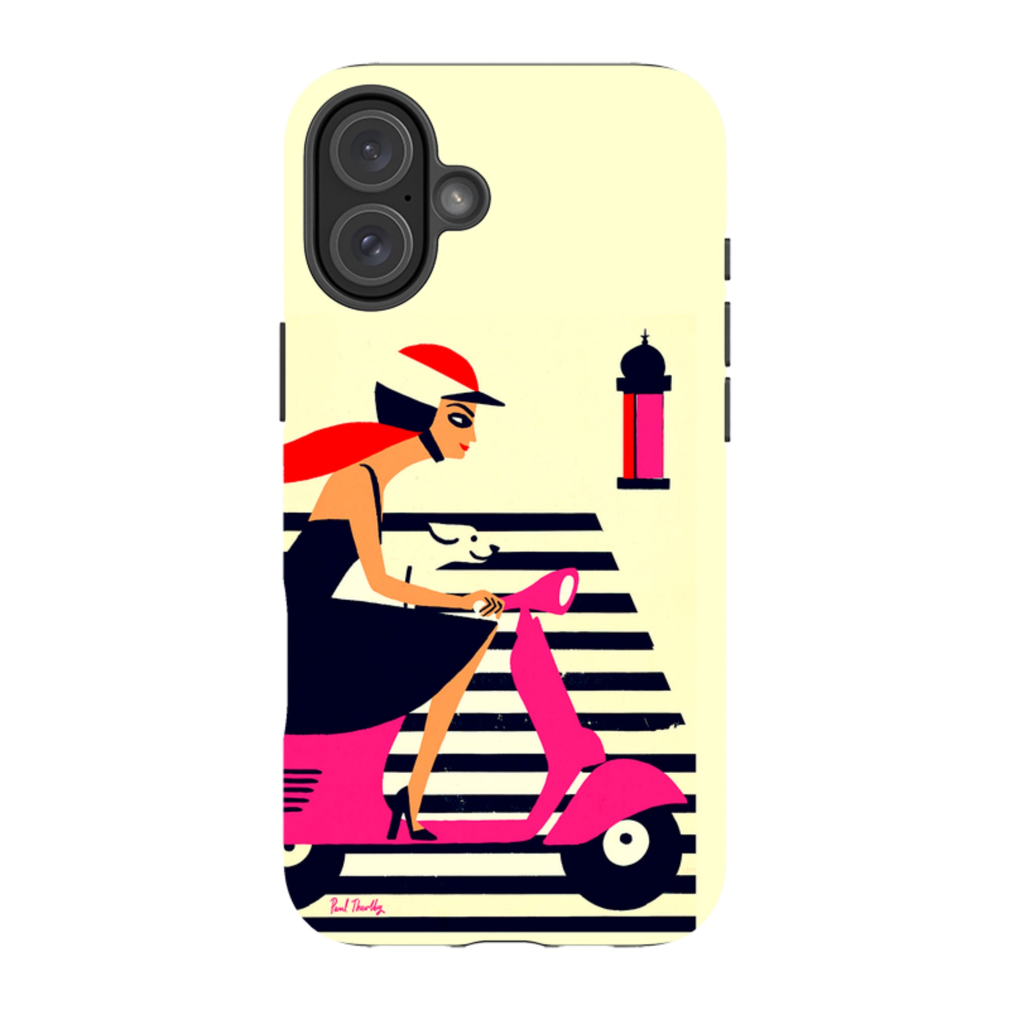 iPhone Tough Case - Vespa By Paul Thurlby