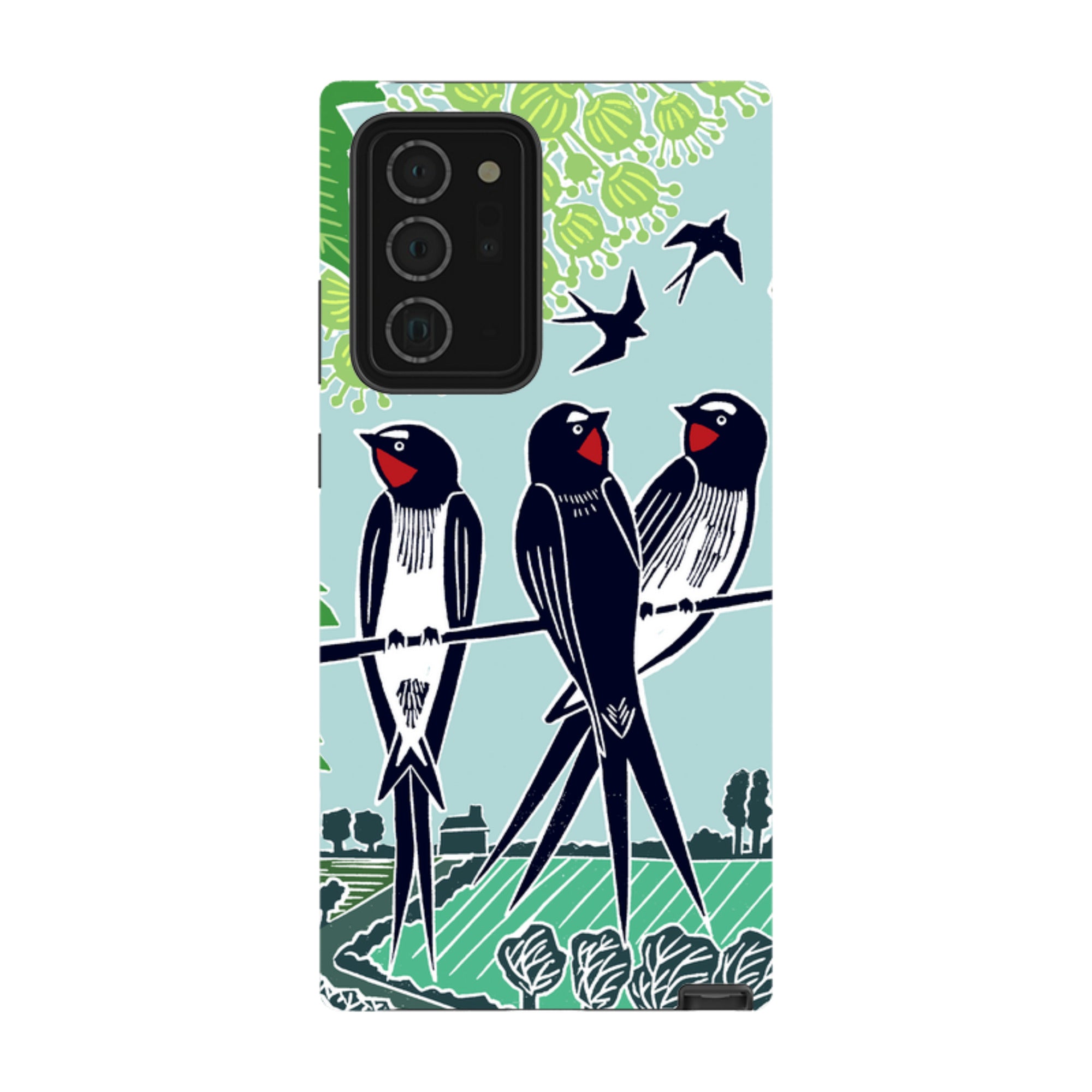 Samsung Tough Case - Swallows By Kate Heiss