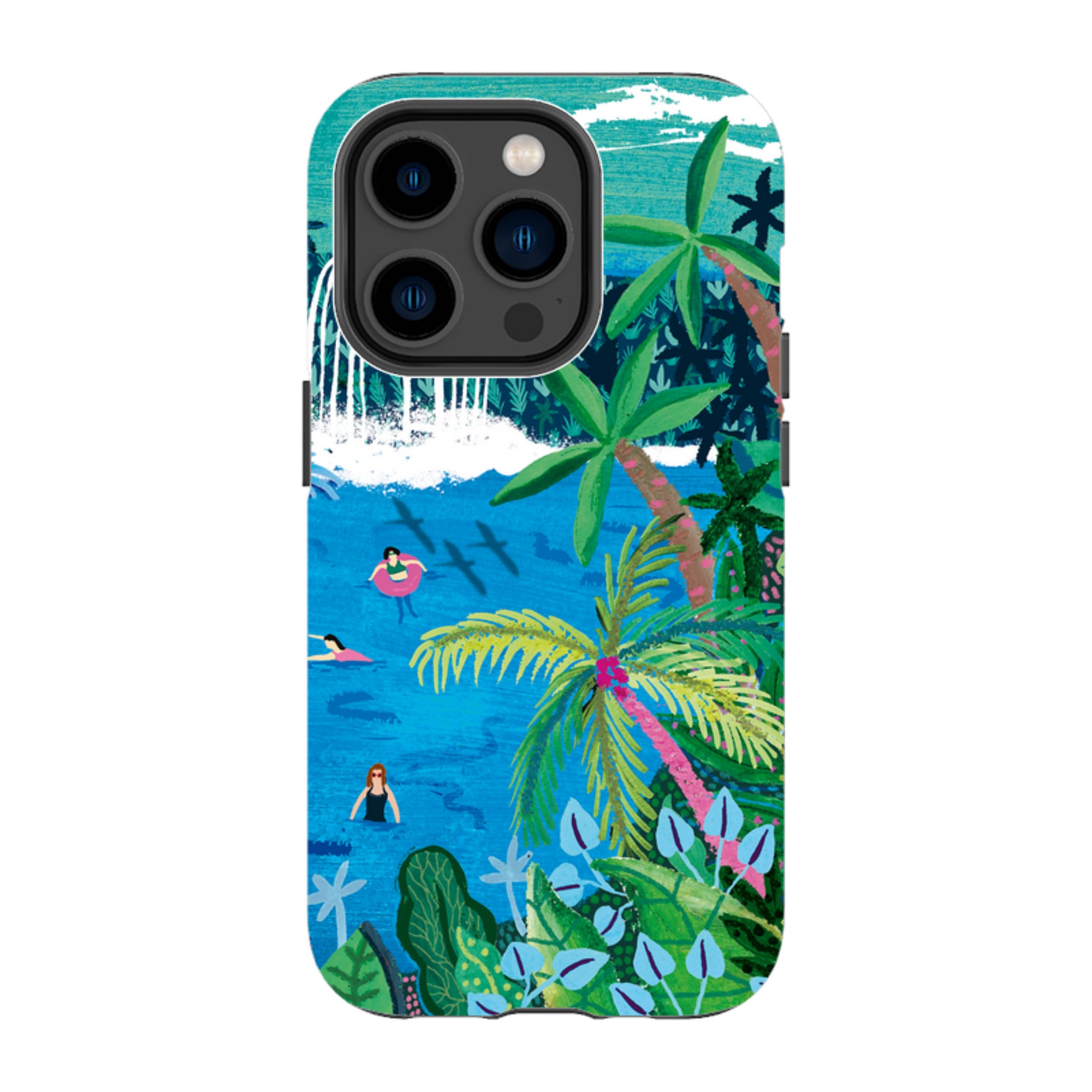 iPhone Tough Case - Palm Pool II By Emma Frances Grant
