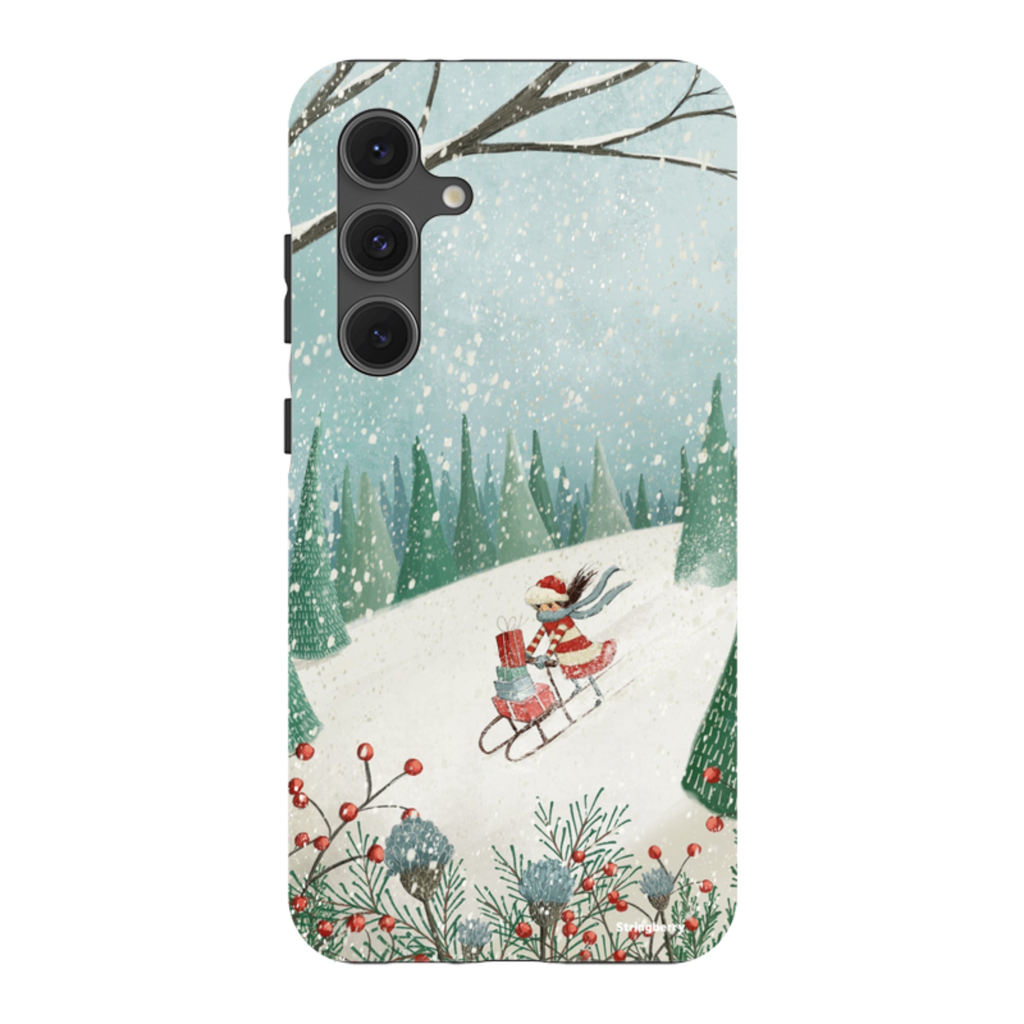 Samsung Tough Case - Sleigh Delivery By Maja Lindberg