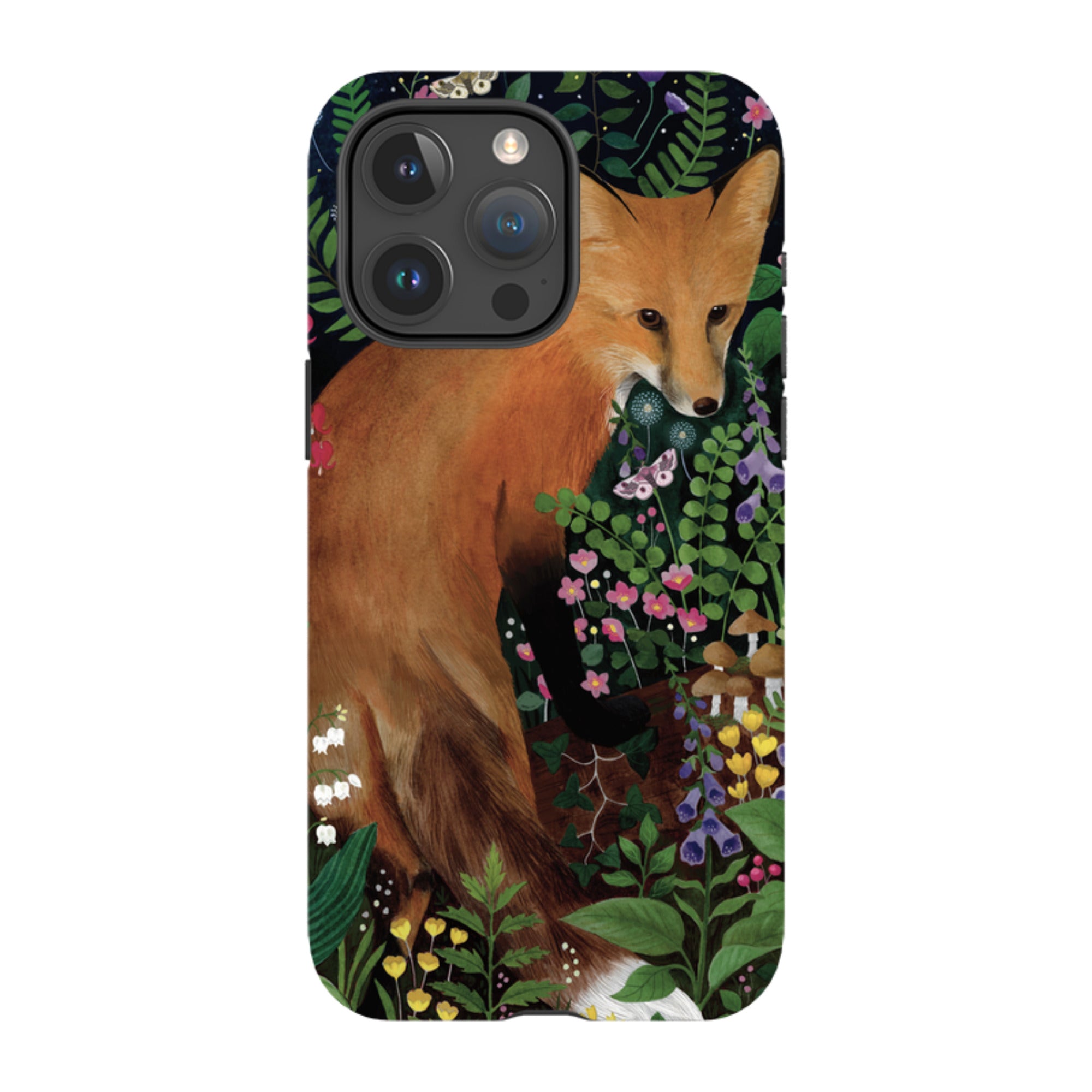 iPhone Tough Case - Fox At Night By Bex Parkin