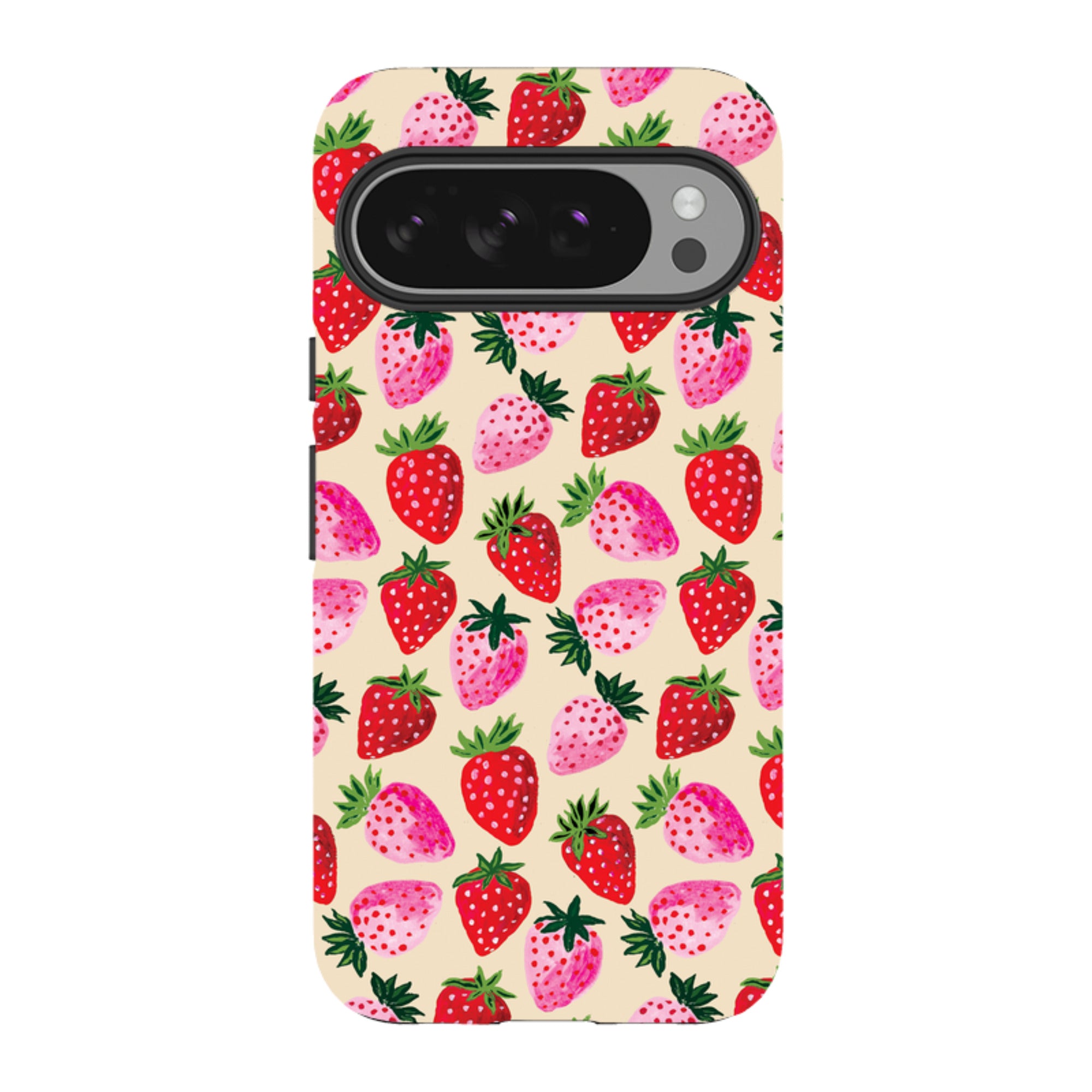 Google Tough Case - Strawberry Scatter Cream By Emma Frances Grant