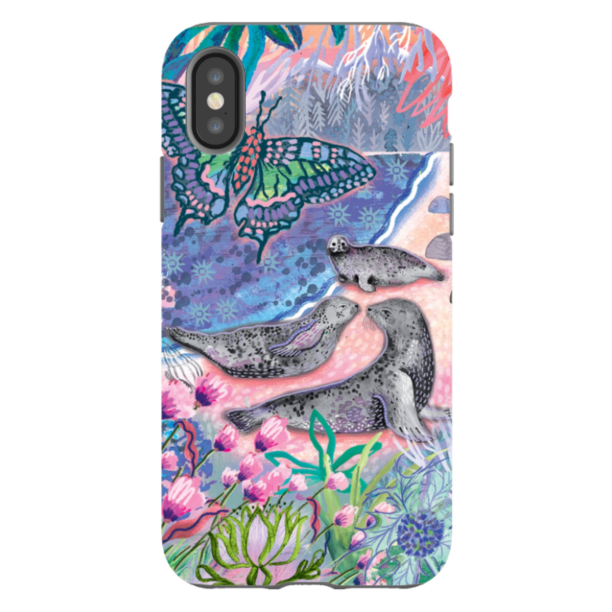 iPhone Case - Scenic Seals Of Norfolk By Emma Frances Grant