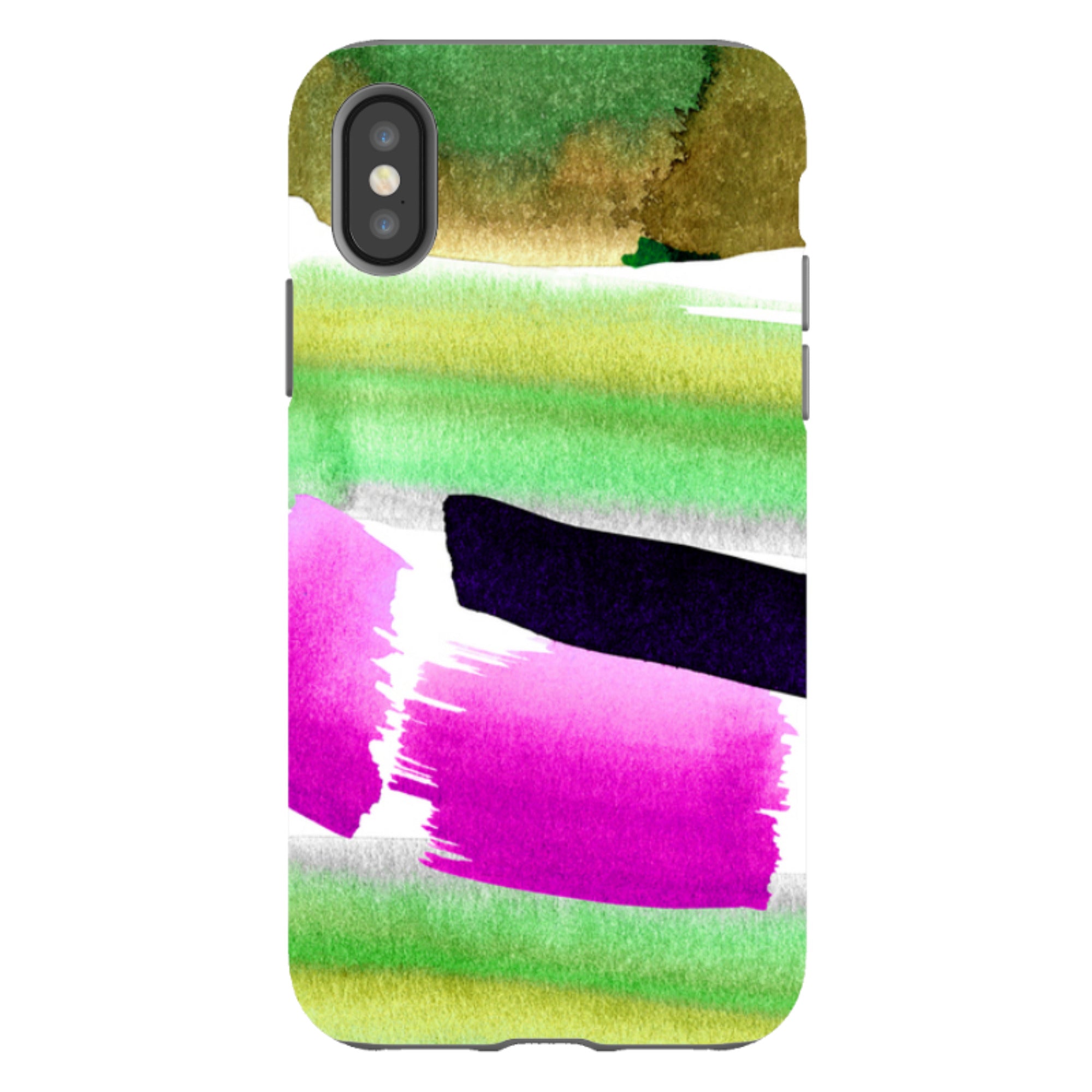 iPhone Tough Case - Garden Painting By Kitty Joseph