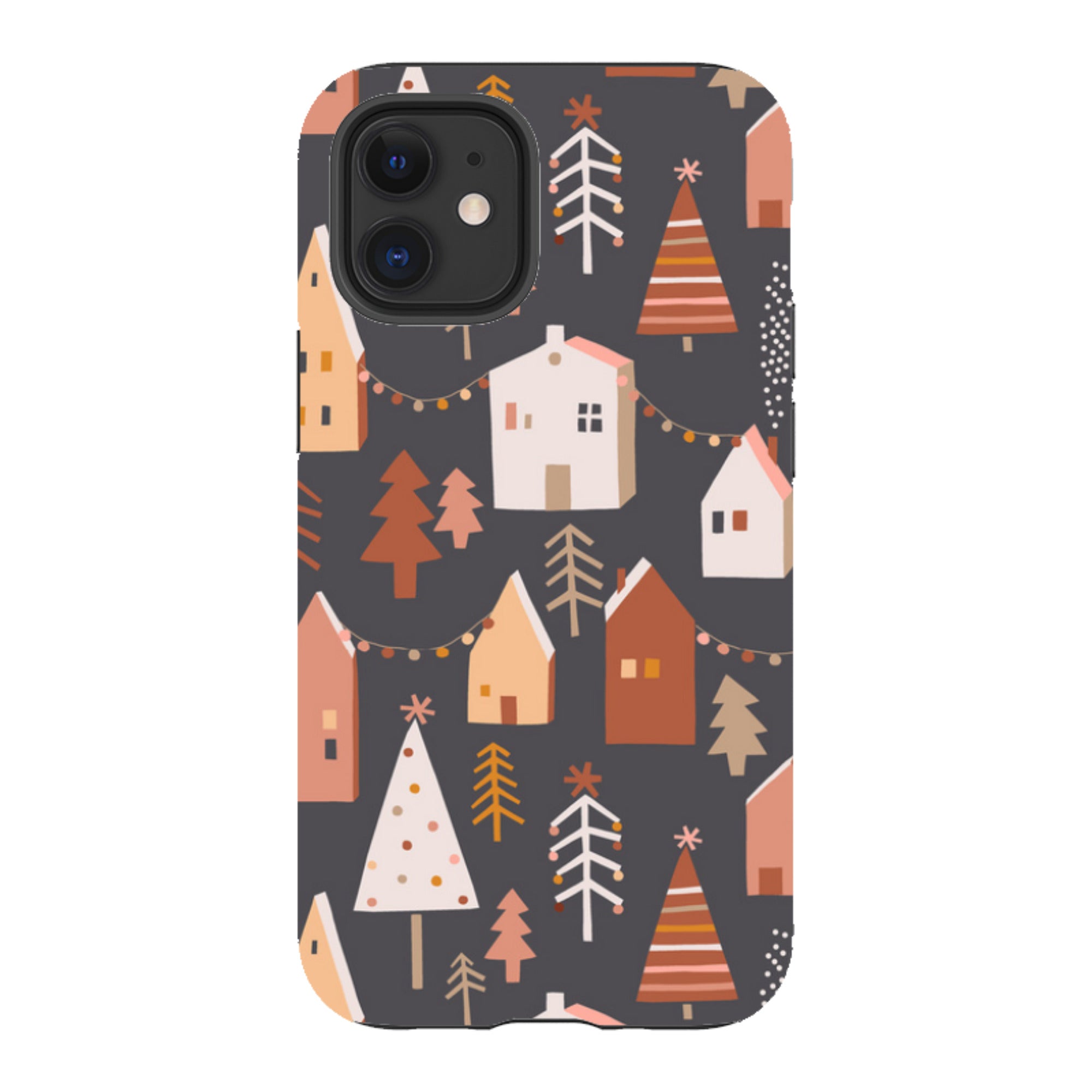 iPhone Tough Case - Street Xmas Dark
