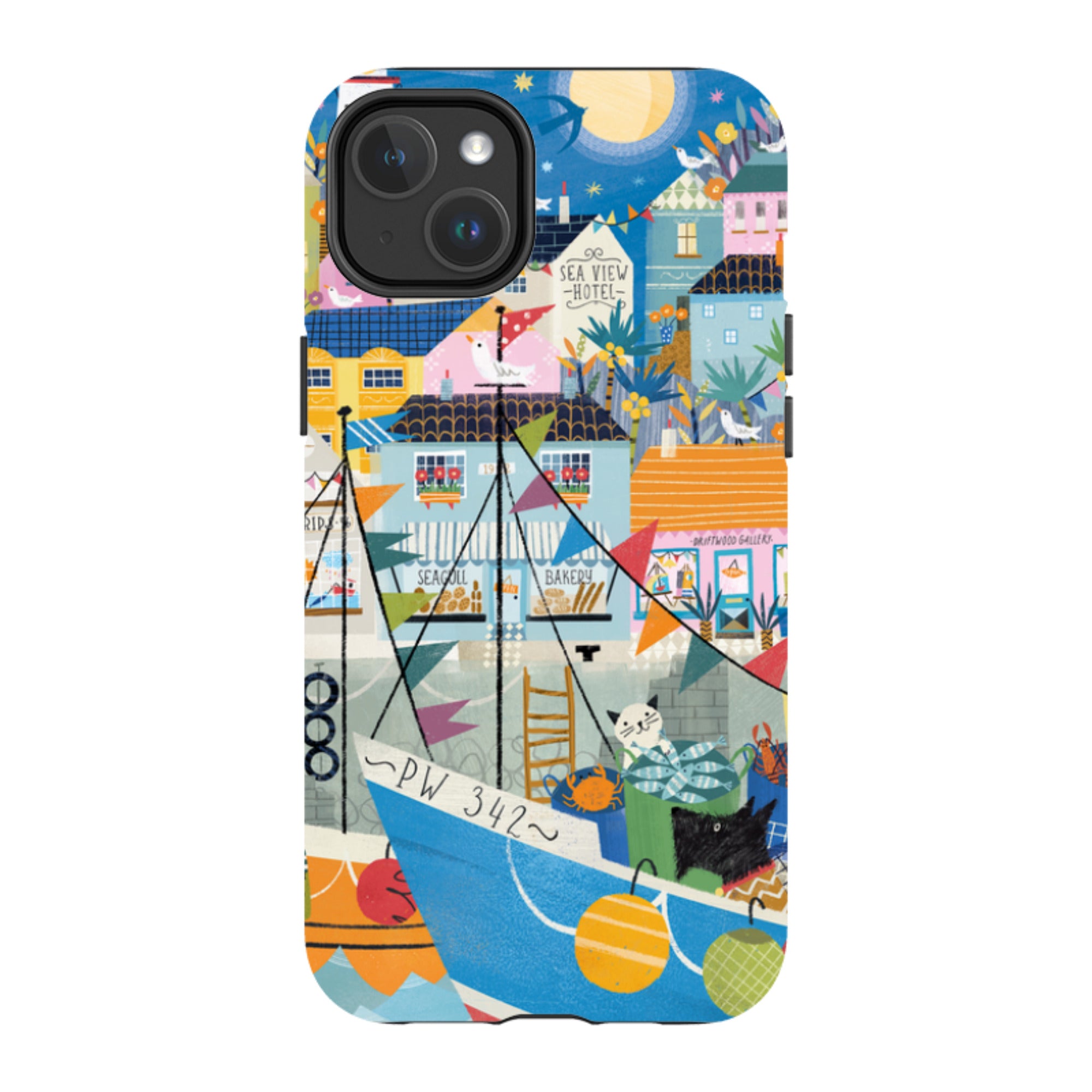 iPhone MagSafe Tough Case - Night Harbour 1 By Ali Brookes