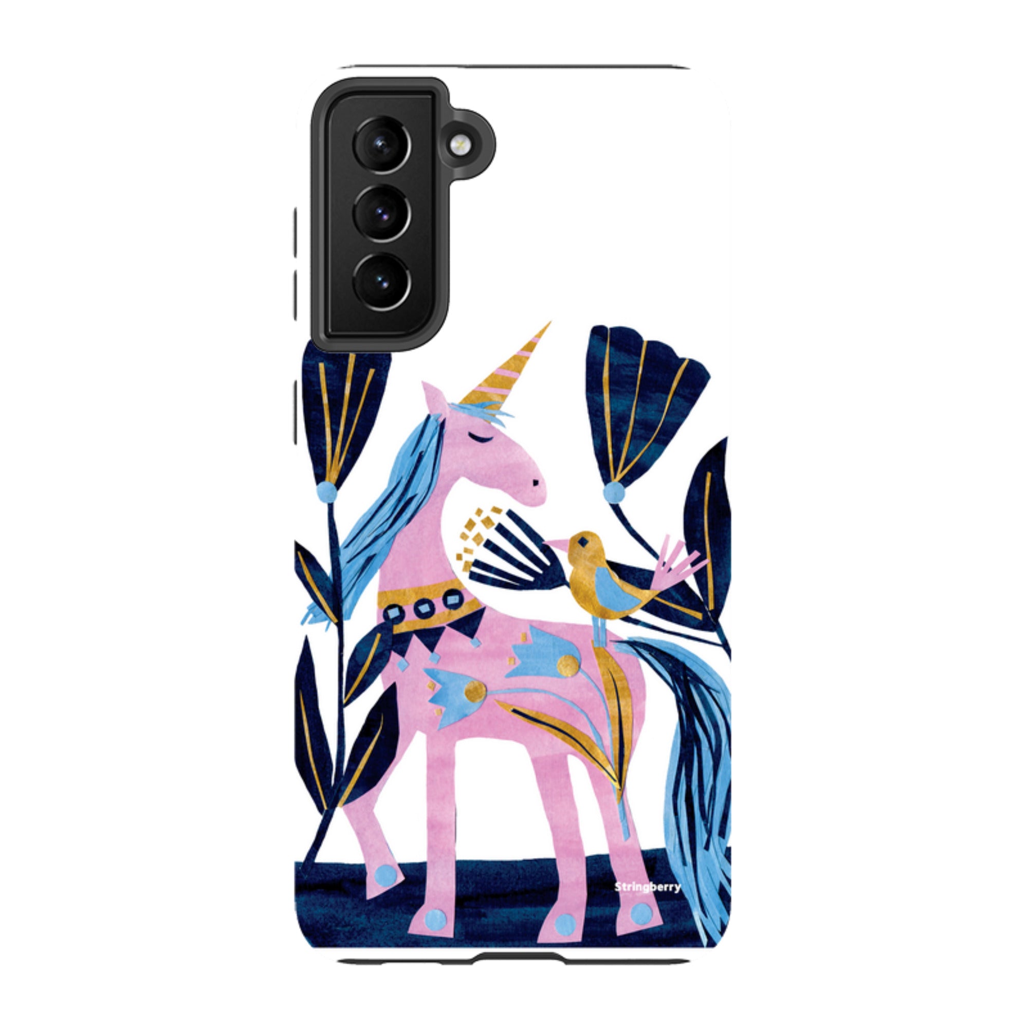 Samsung Tough Case - Lilac Unicorn By Tracey English