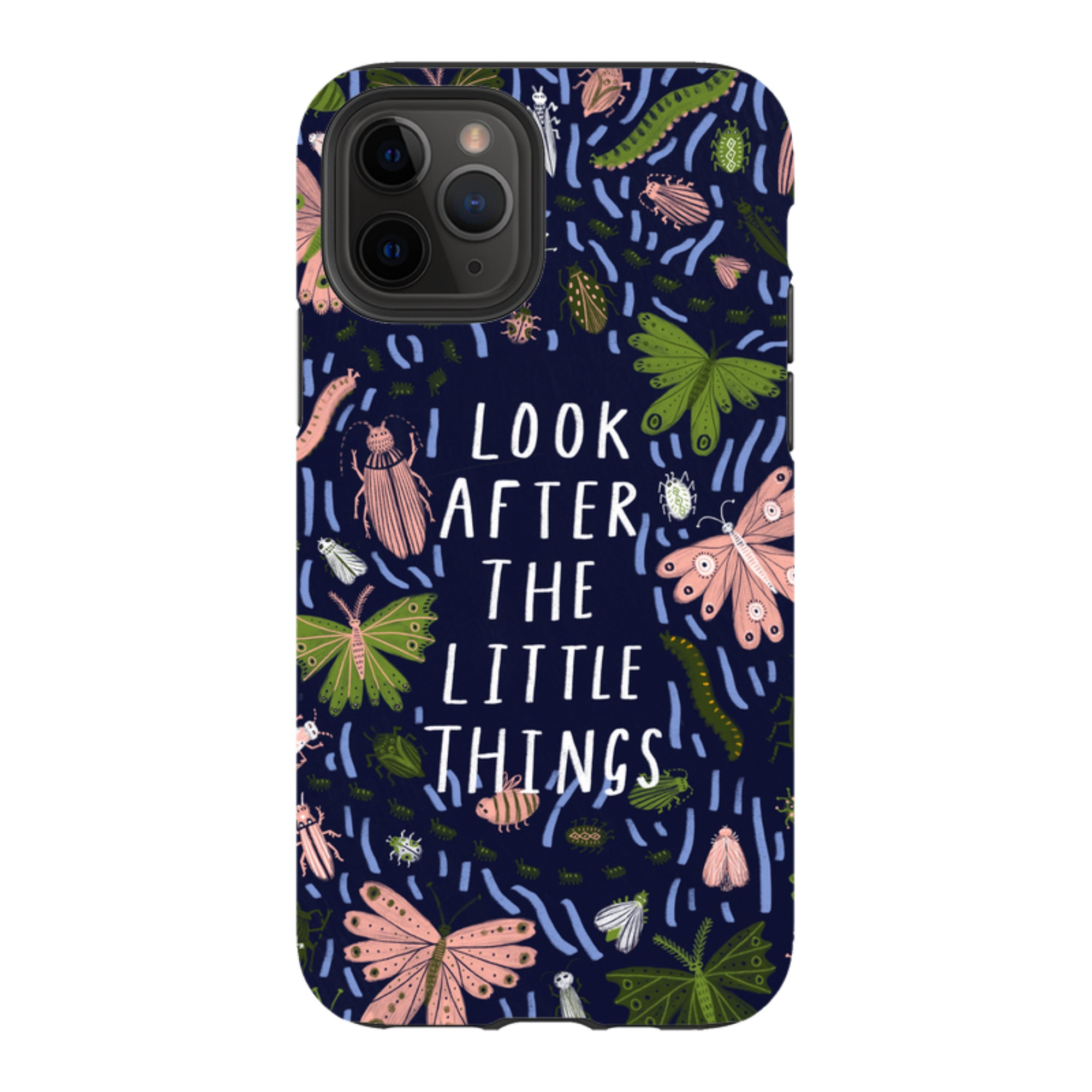 iPhone Tough Case - Little Things Blue By Lee Foster Wilson