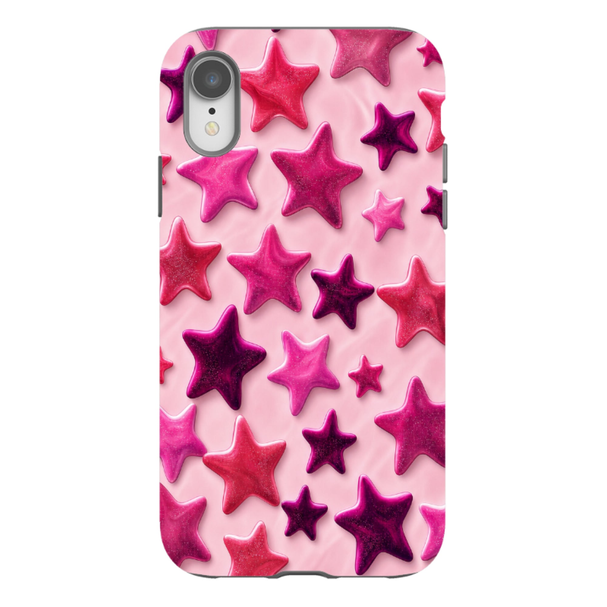 iPhone Tough Case - Fuchsia Star
