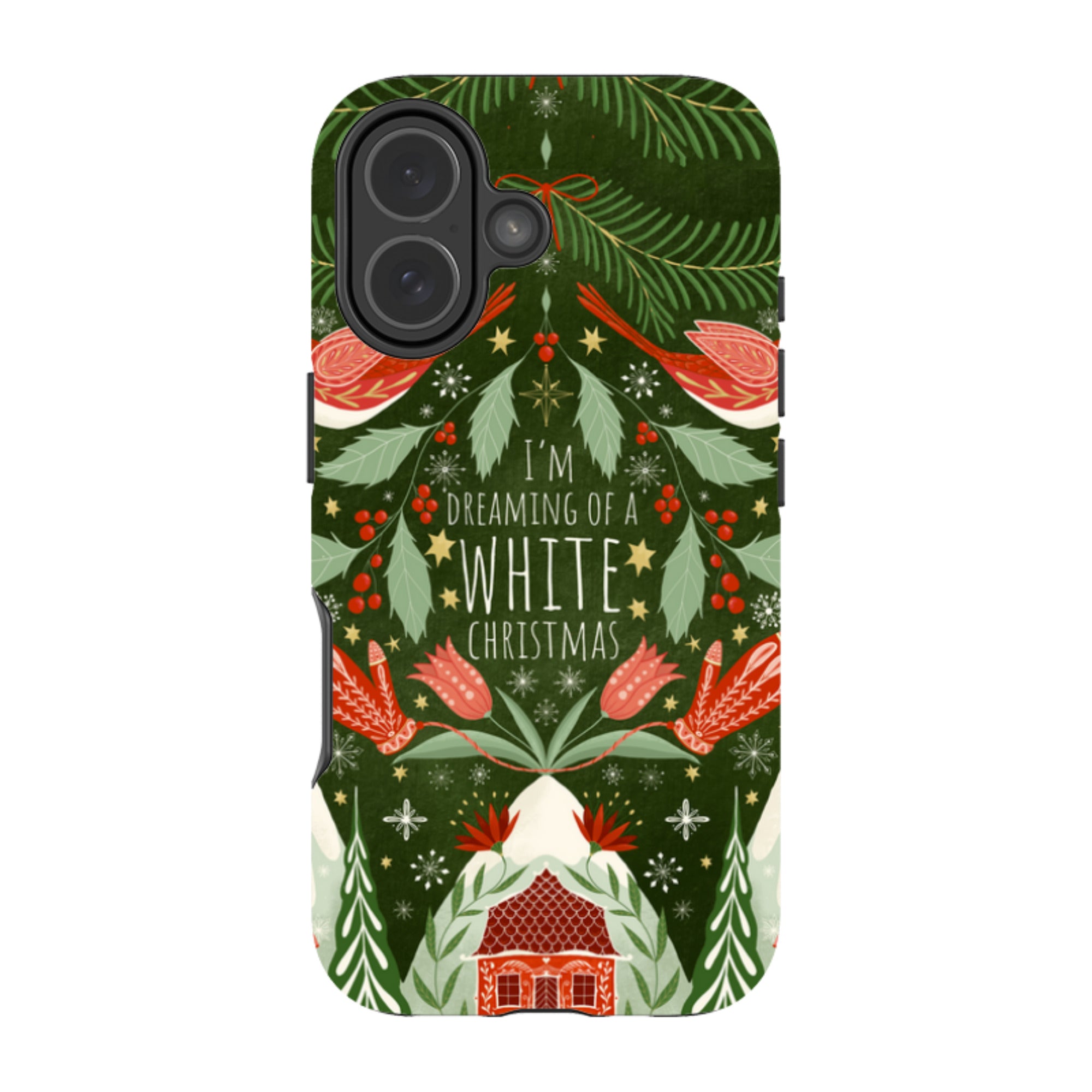 iPhone Tough Case - I'm Dreaming Of a White Christmas By Maja Lindberg