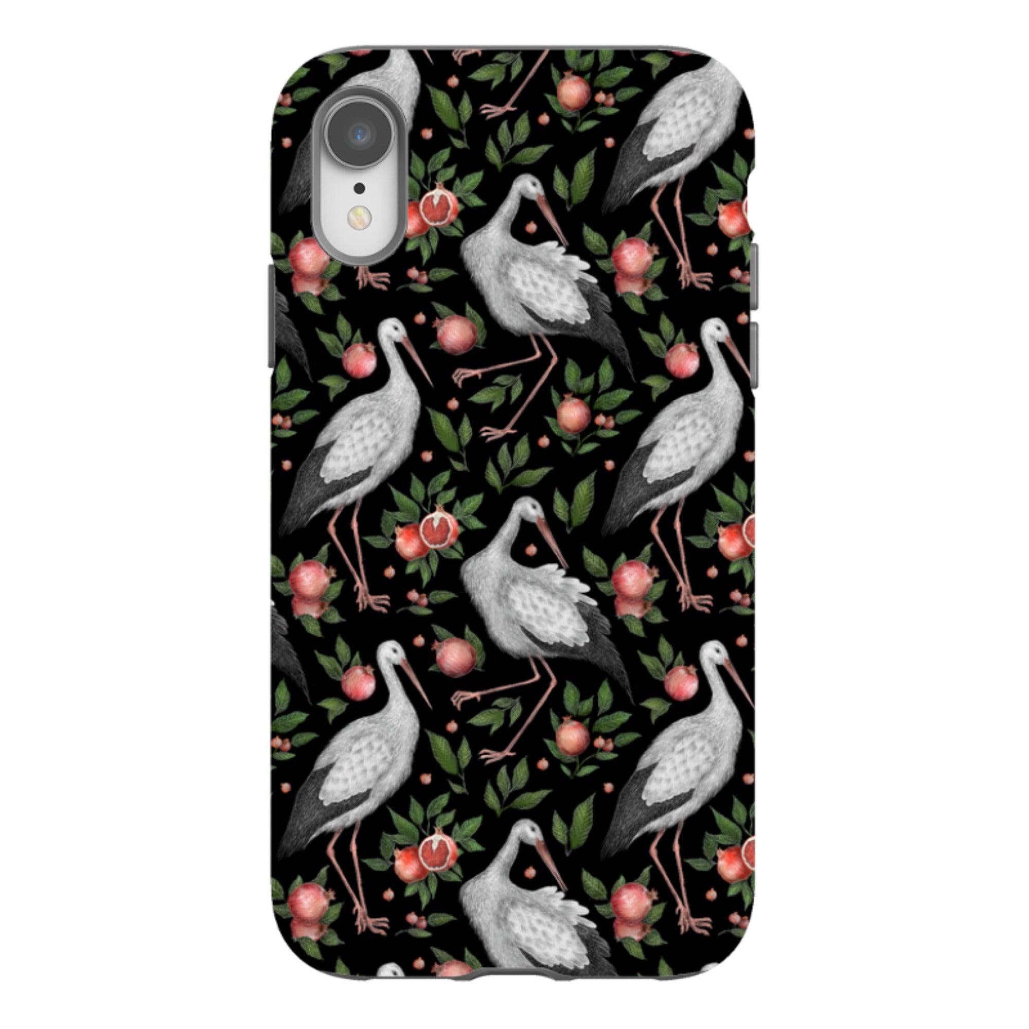 iPhone Tough Case - Stork Pattern By Catherine Rowe