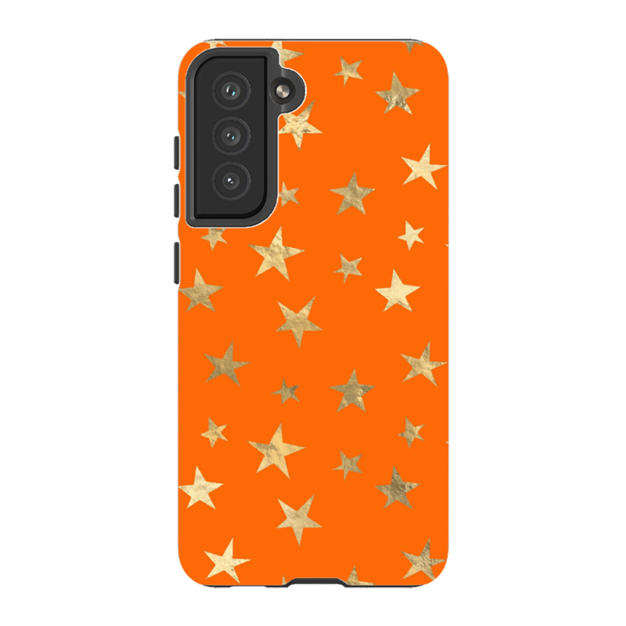 Samsung Tough Case - Orange and Gold Stars