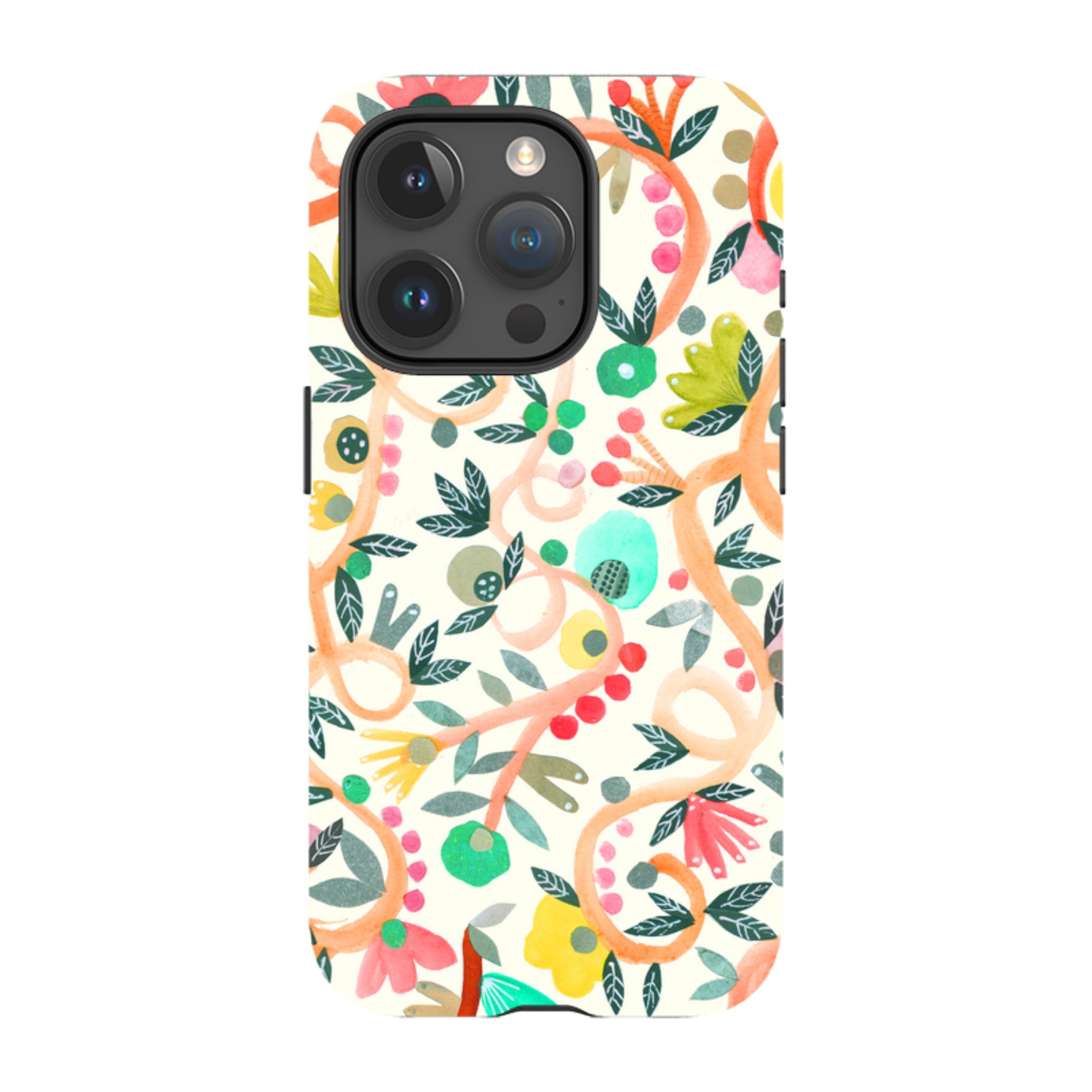 iPhone Tough Case - Floral By Gabriela Larios