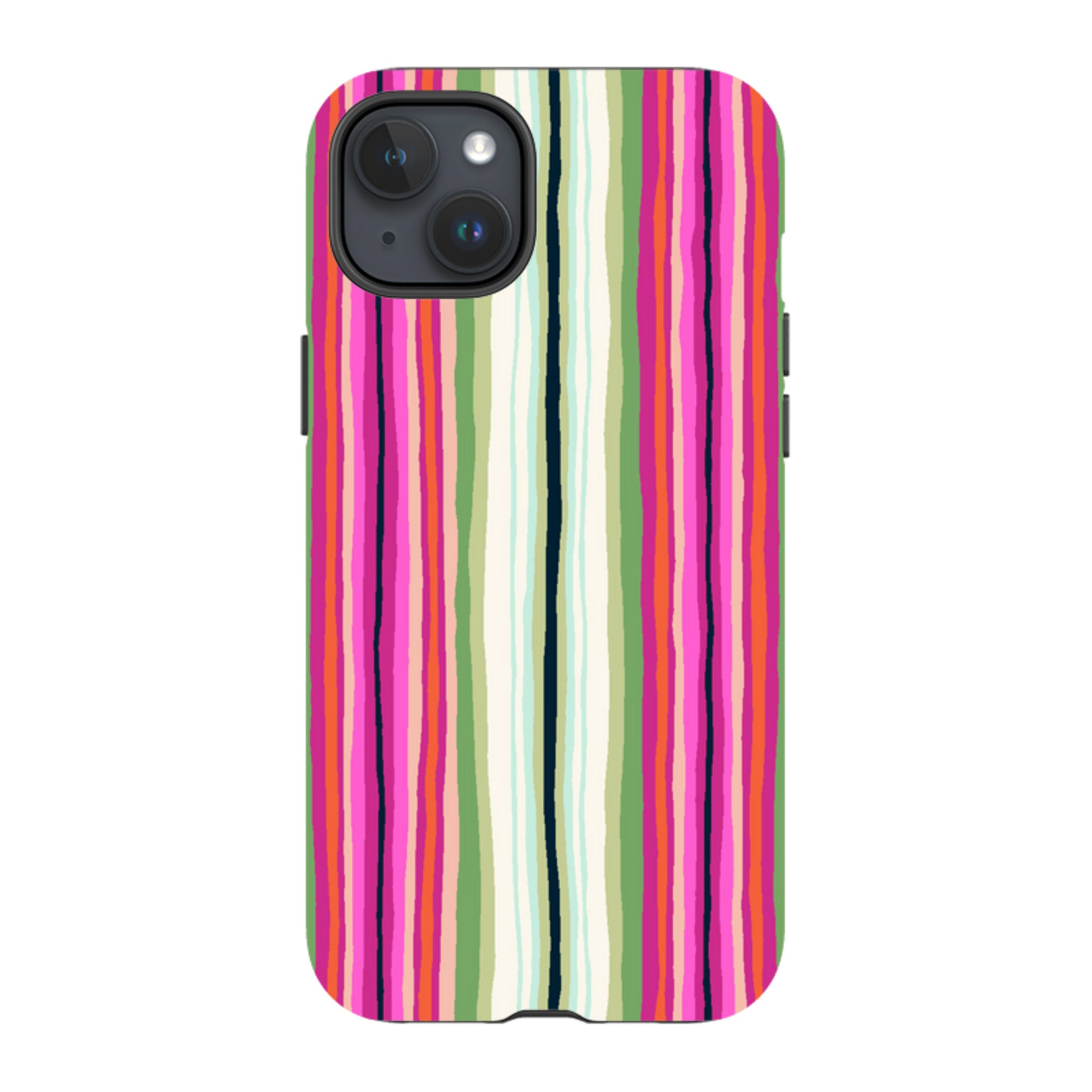 iPhone Tough Case - Atelier Stripe Windflower By Sarah Campbell