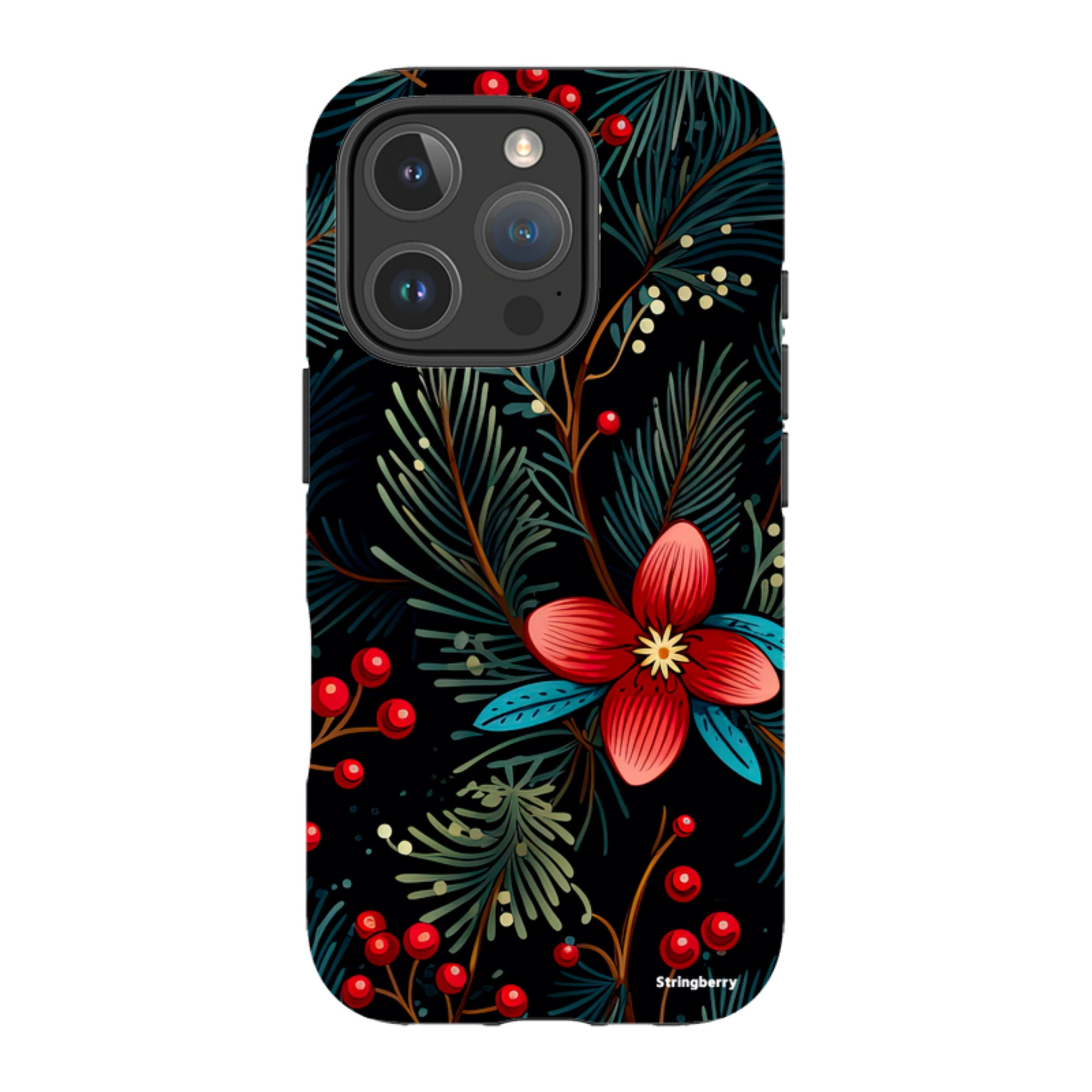 iPhone Tough Case - Red Berries