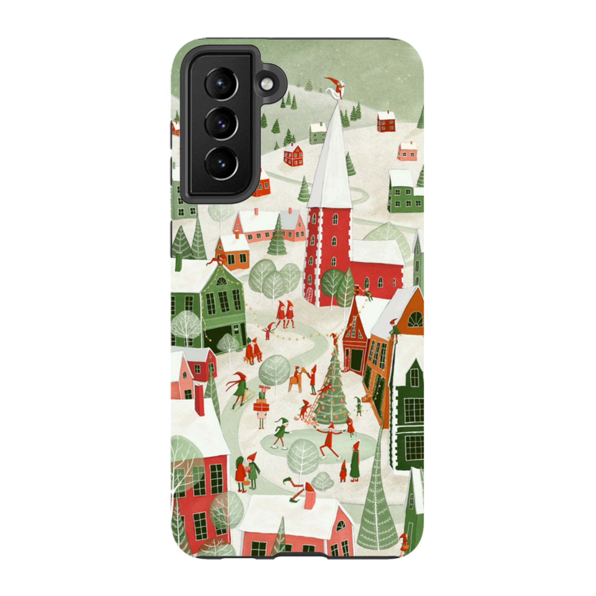 Samsung Tough Case - Christmas Town By Maja Lindberg