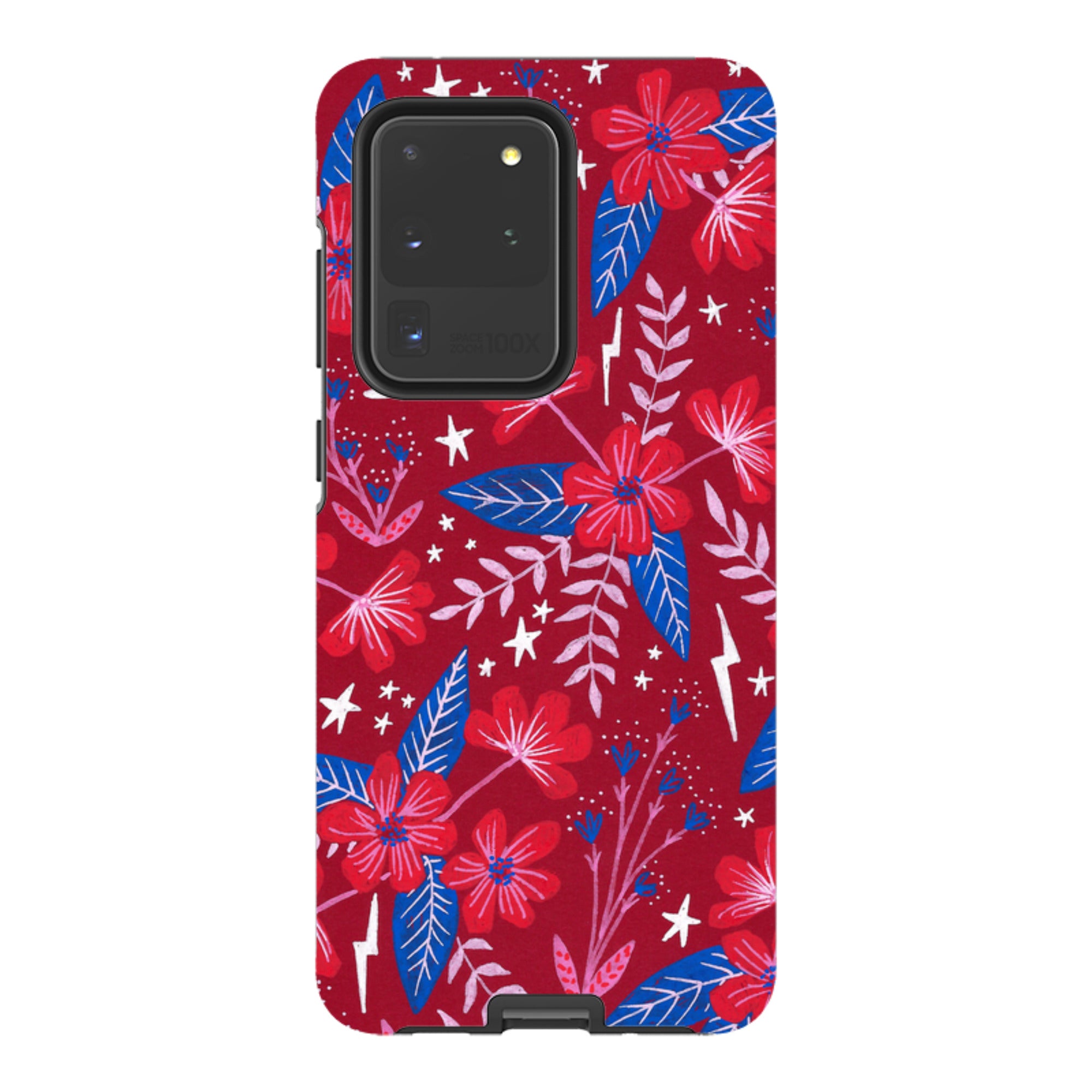 Samsung Tough Case - Red Moon Garden By Lee Foster Wilson