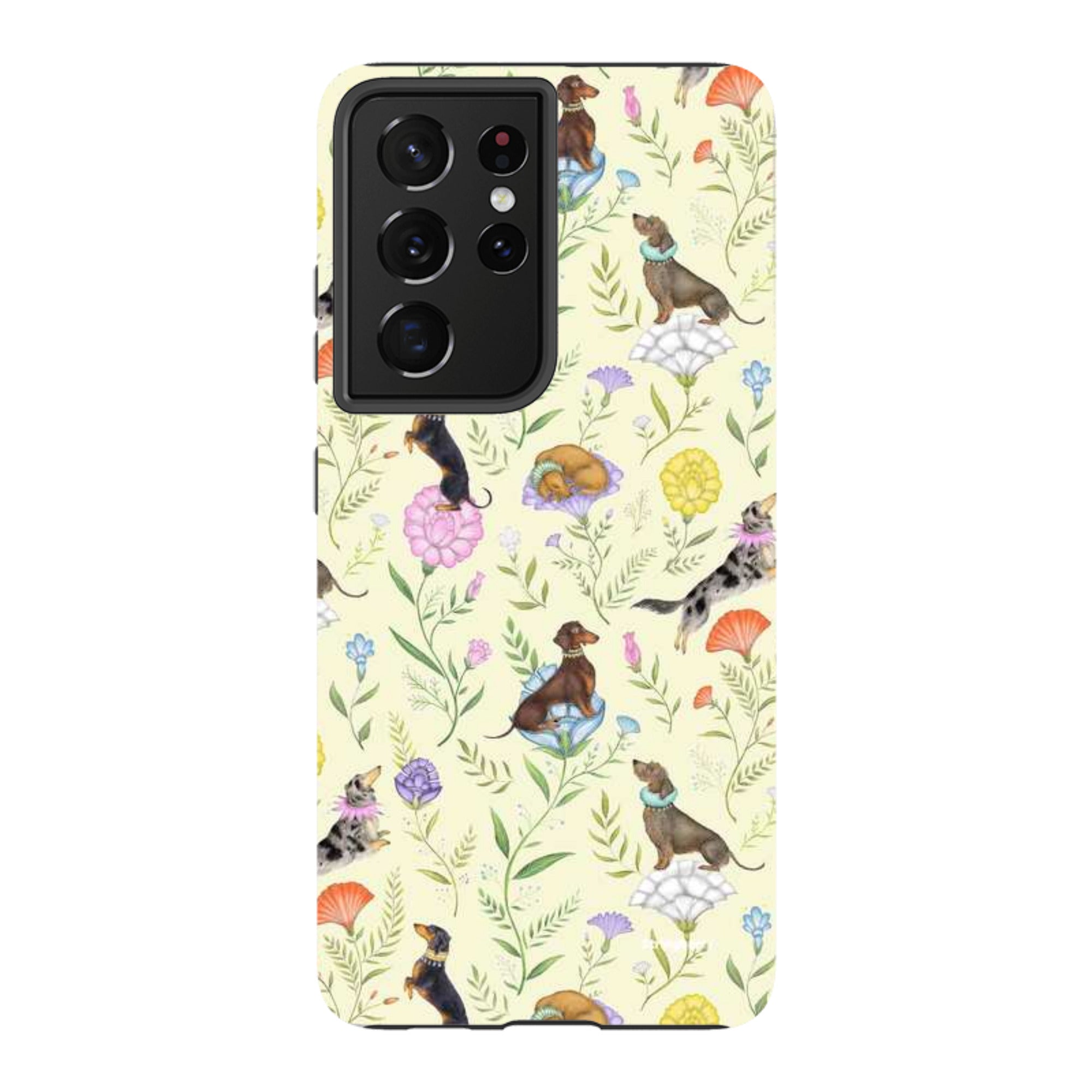 Samsung Tough Case - Doxy Day Afternoon Buttercream By Catherine Rowe