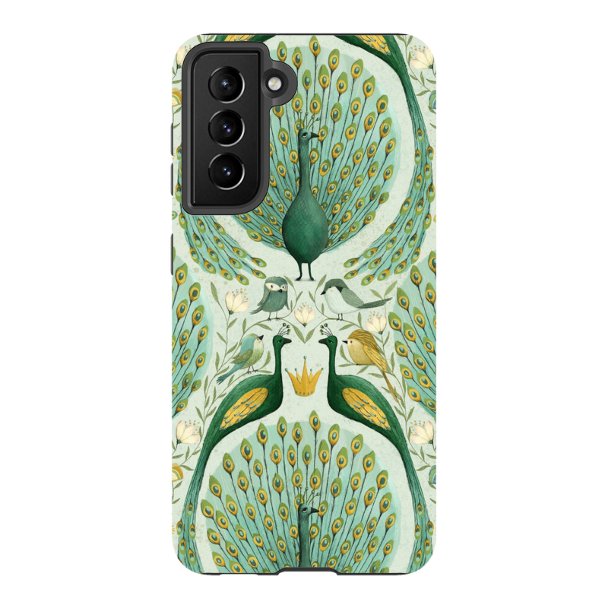 Samsung Tough Case - Peacock Pattern By Maja Lindberg