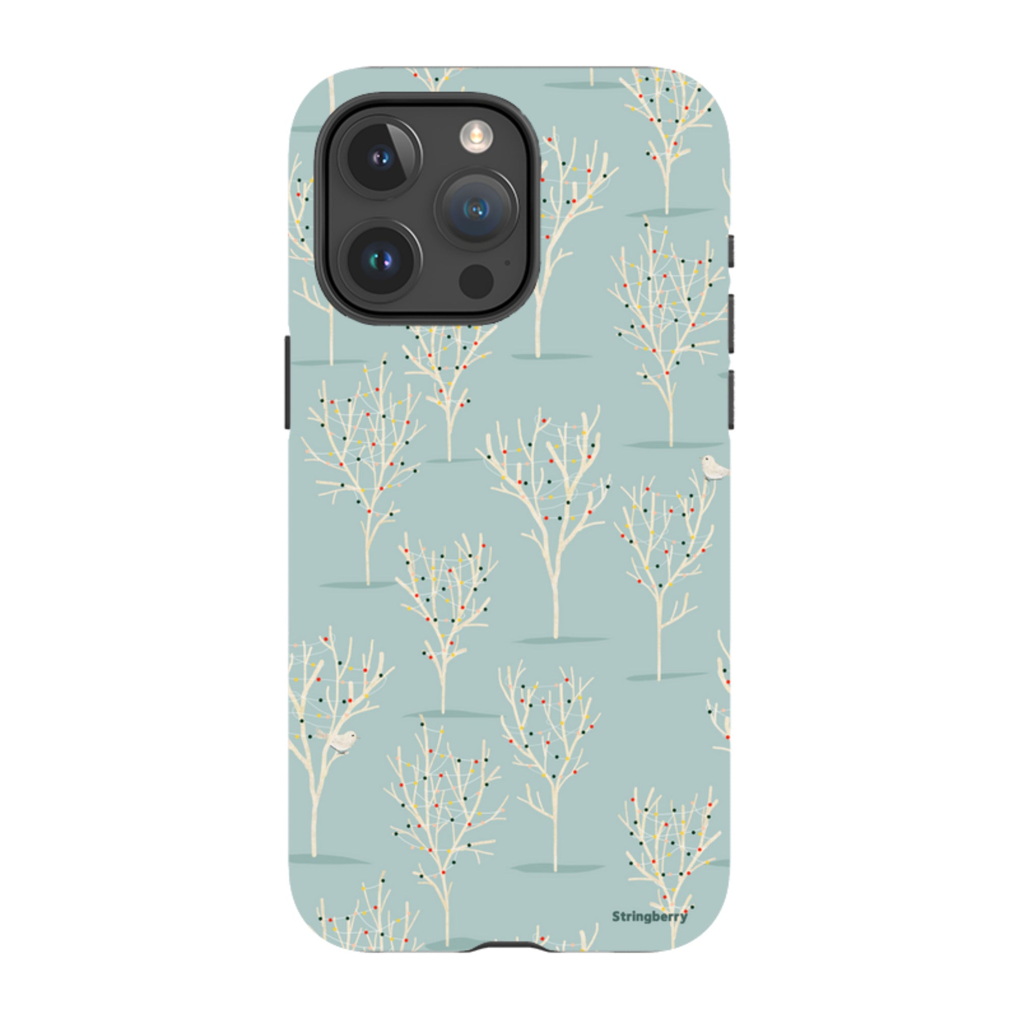 iPhone Tough Case - Winter Forest By Katherine Quinn
