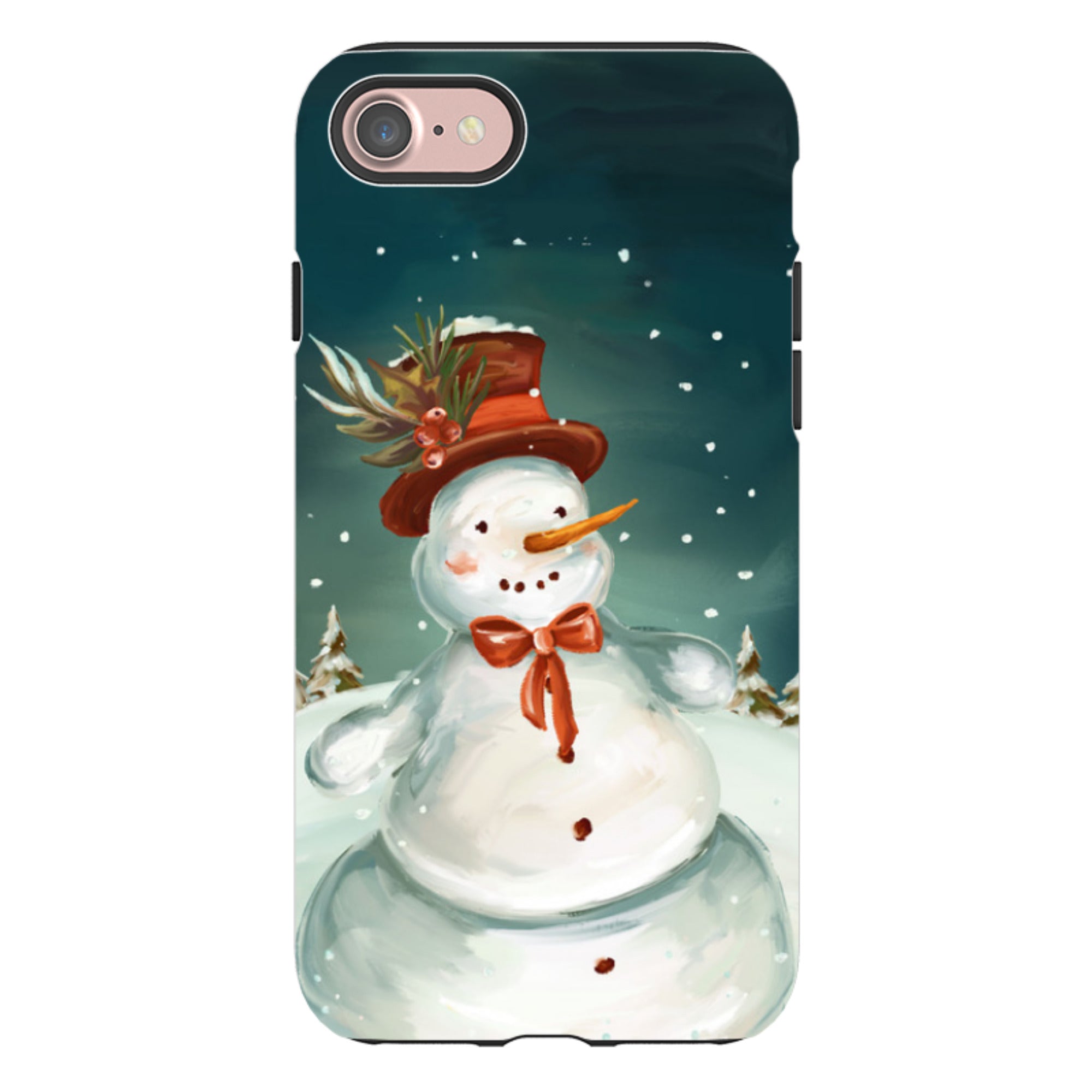 iPhone Tough Case - Snowman