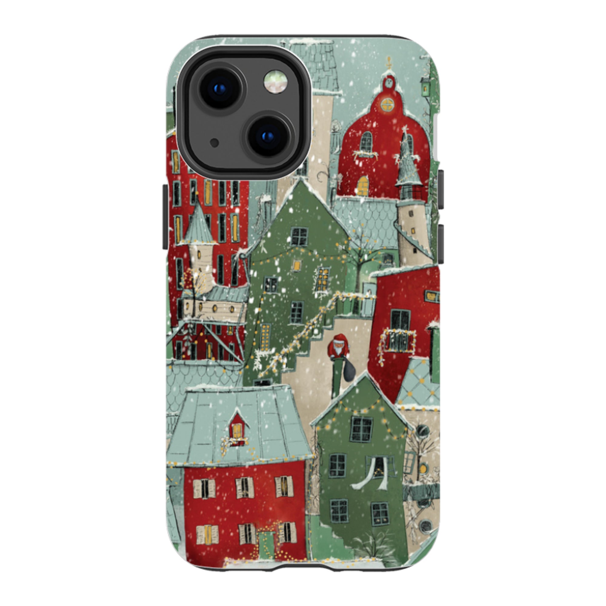 iPhone Tough Case - Citywinkles Red By Maja Lindberg
