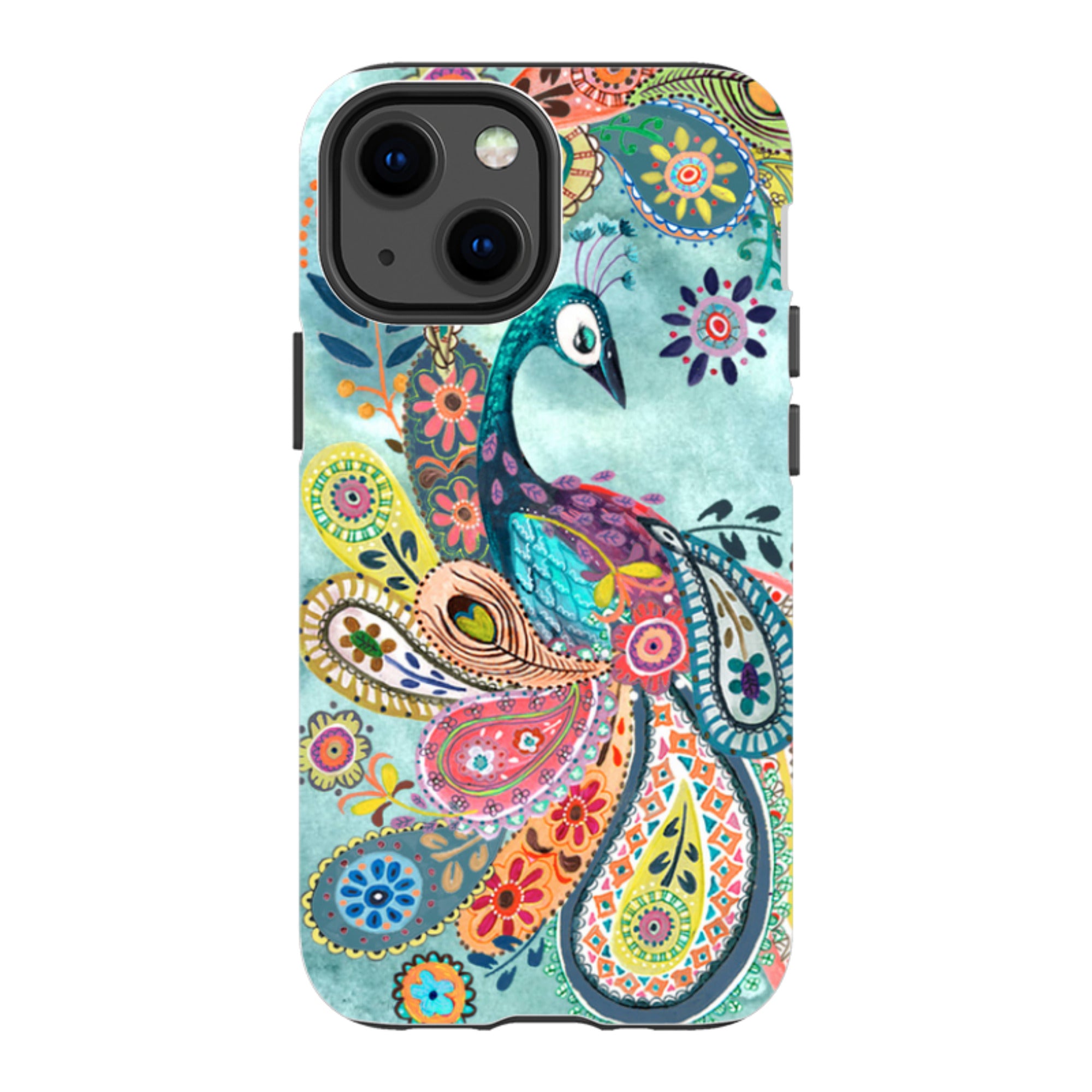 iPhone Tough Case - Peacock Dreams By Caroline Bonne Muller