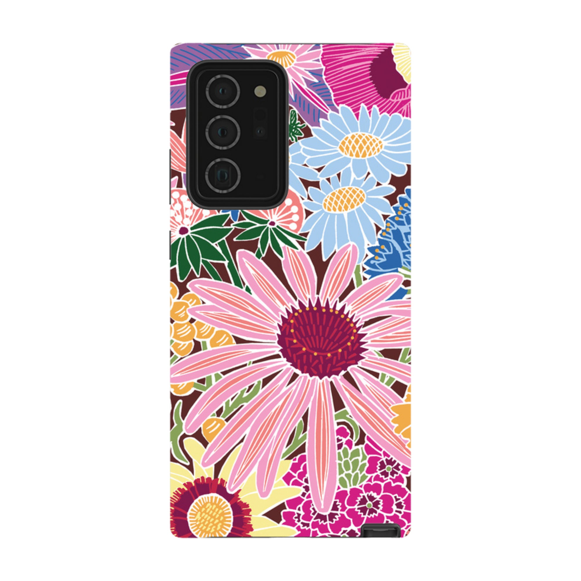 Samsung Tough Case - Jigsaw Floral 1 By kate Heiss
