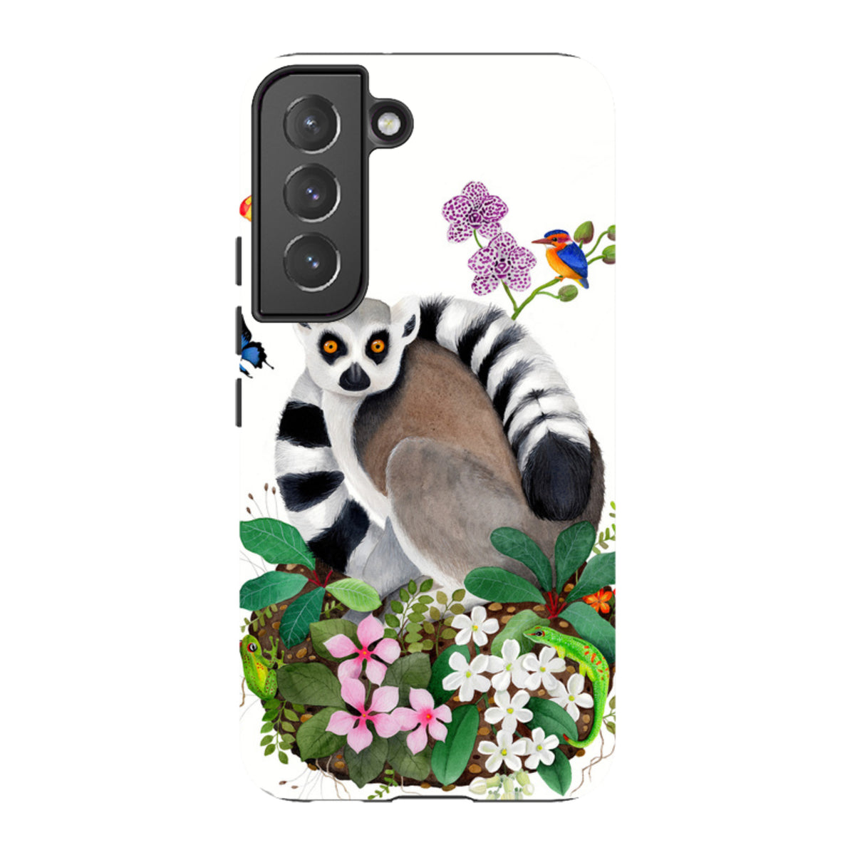Samsung Tough Case - Madagascar Lemur By Bex Parkin
