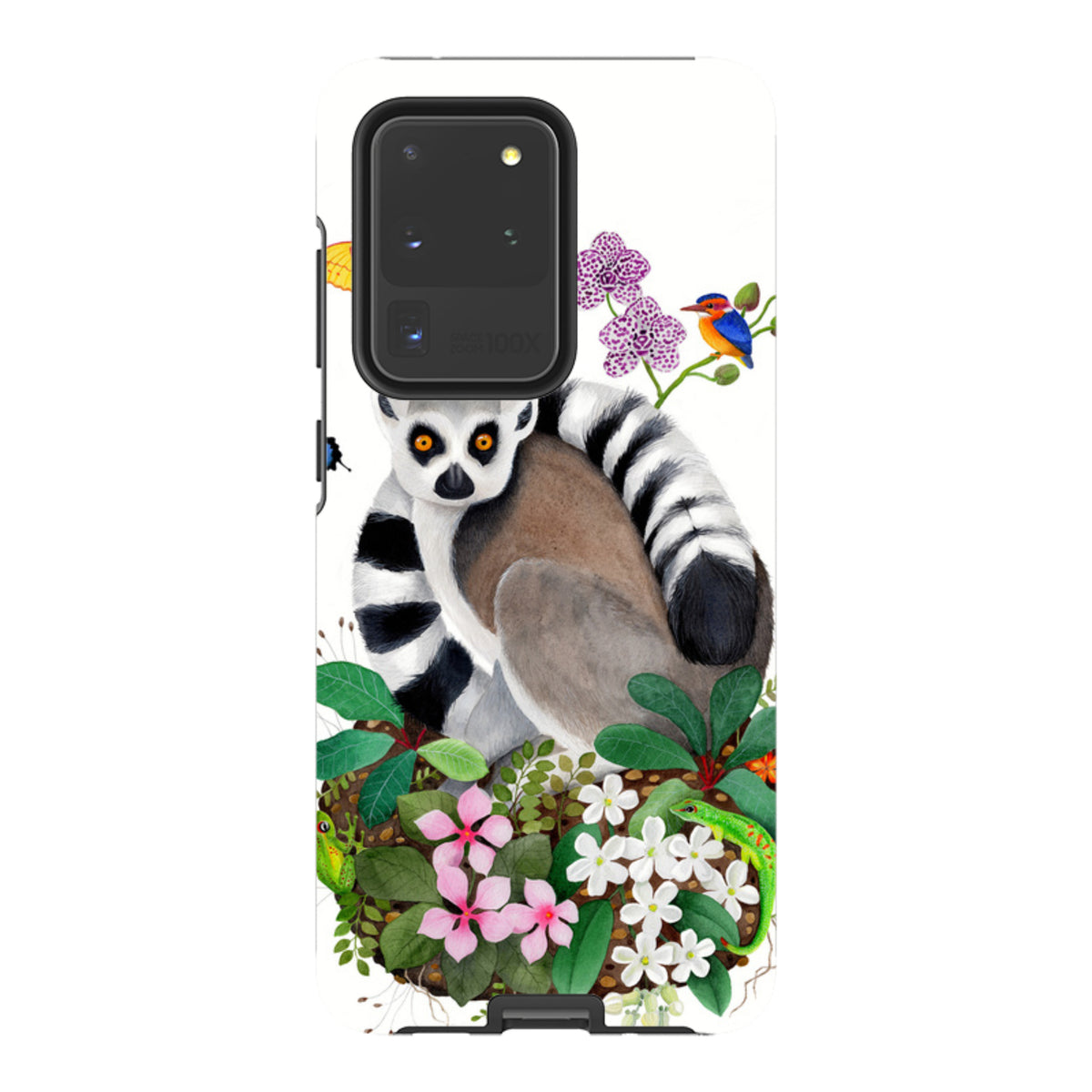 Samsung Tough Case - Madagascar Lemur By Bex Parkin