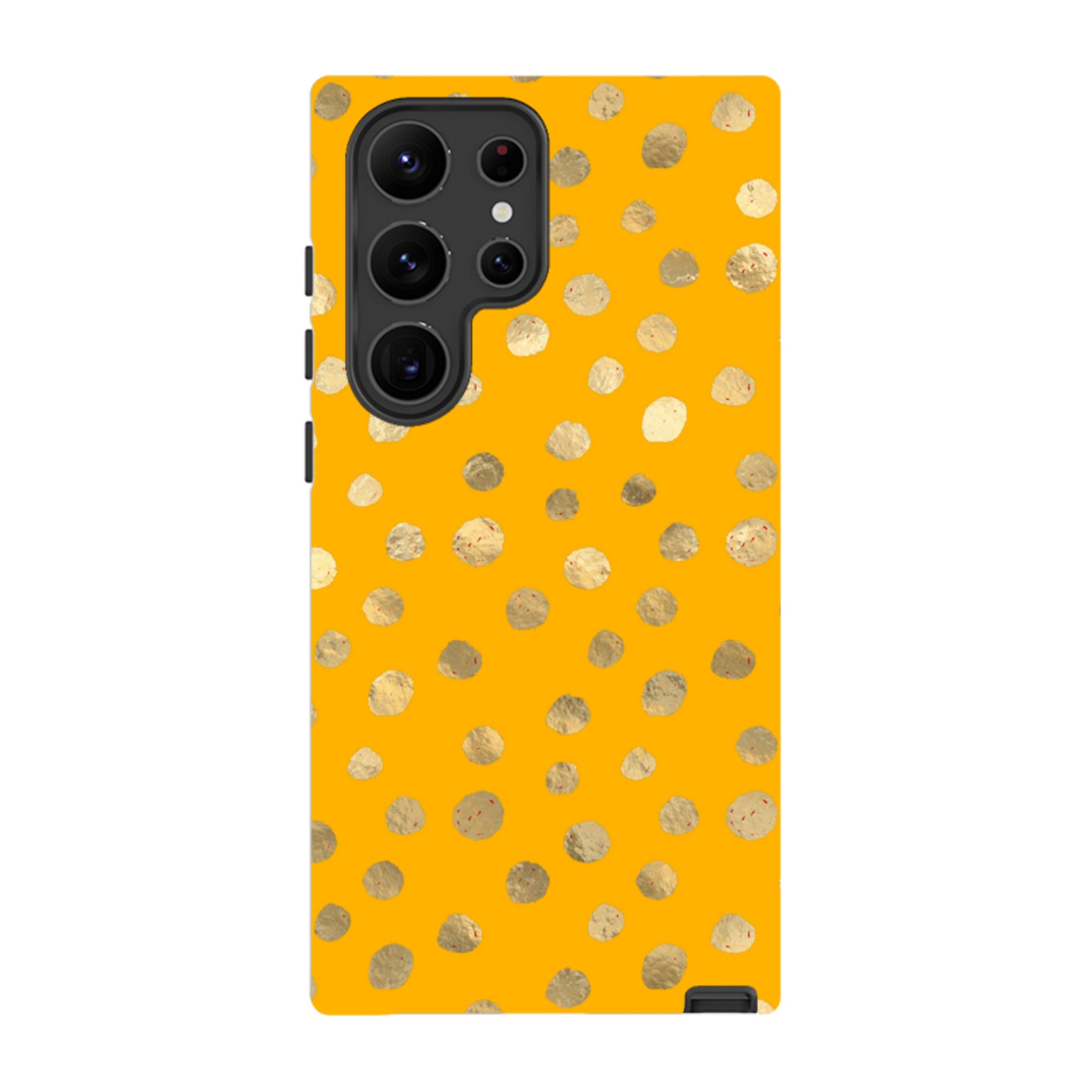 Samsung Tough Case - Honey and Gold Dots