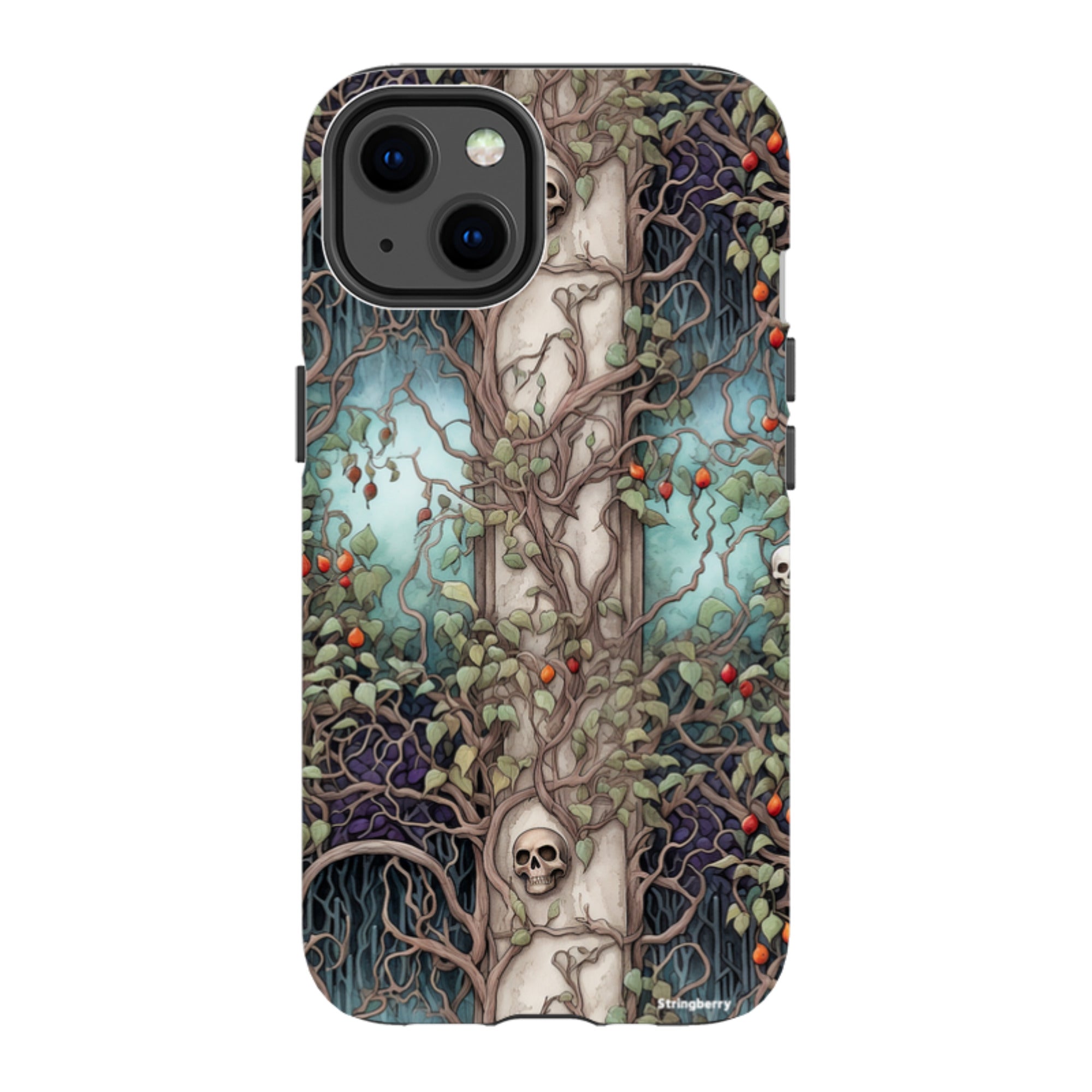 iPhone Tough Case - Skull Trees