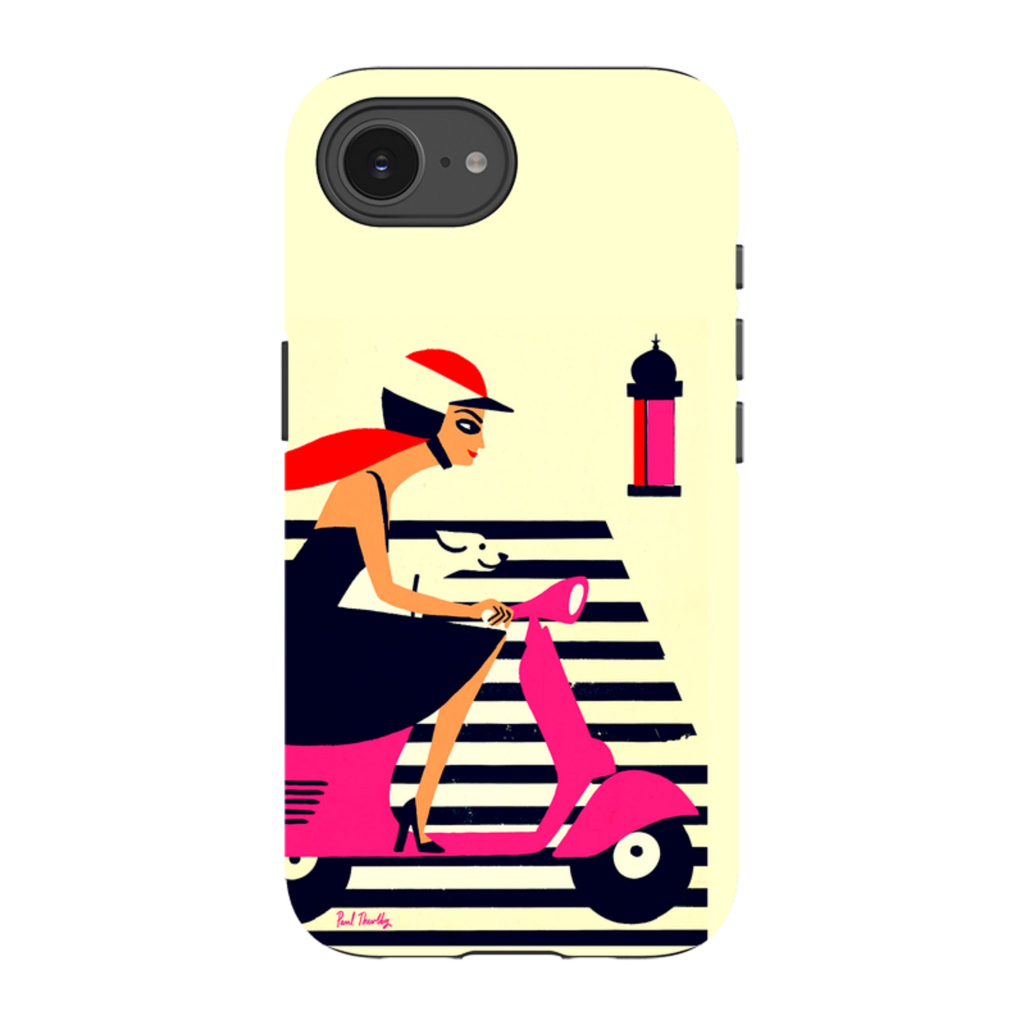 iPhone Tough Case - Vespa By Paul Thurlby