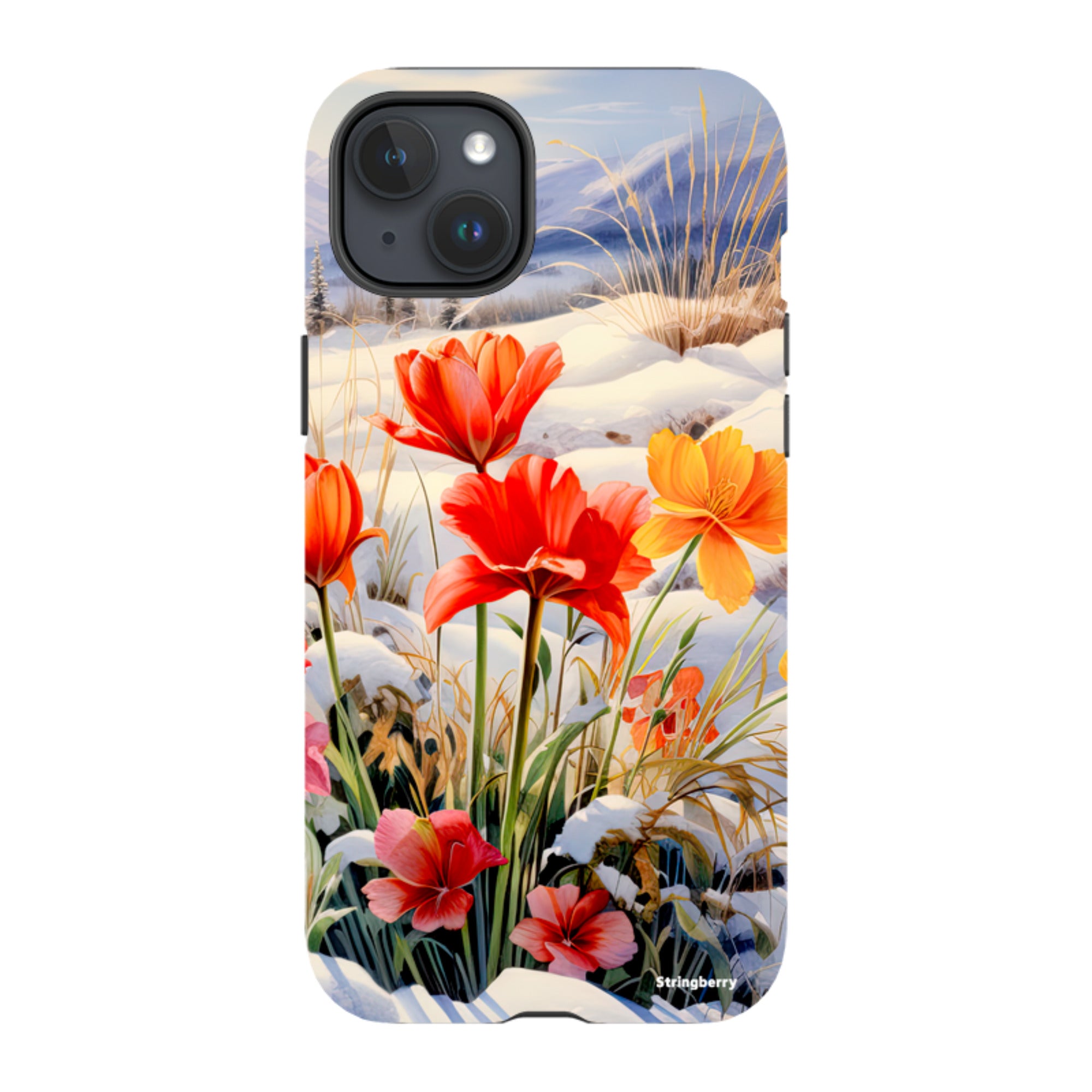 iPhone MagSafe Tough Case -  Winter Wild Flowers III
