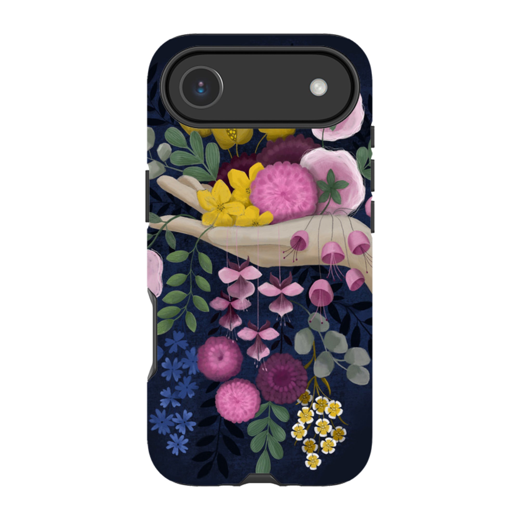 iPhone Tough Case - Flower Hand By Bex Parkin