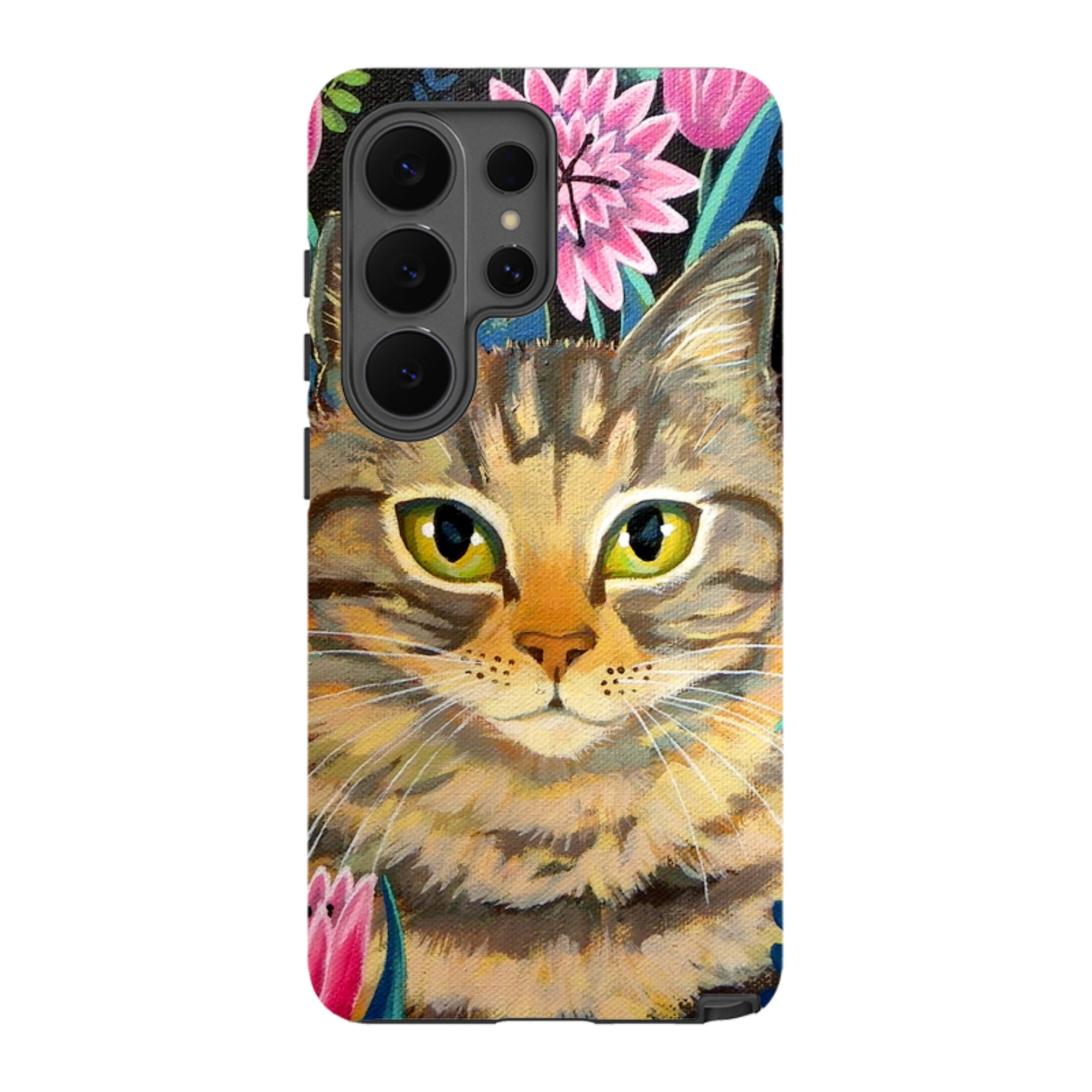 Samsung Tough Case - Tabby Cat By Mary Stubberfield