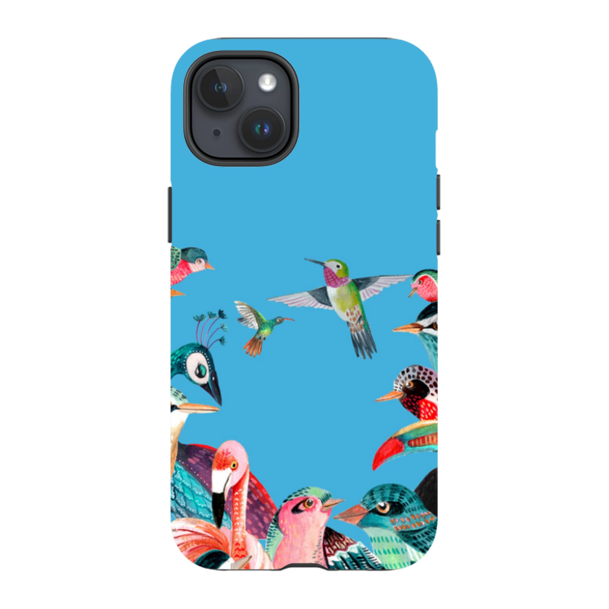 iPhone MagSafe Tough Case -  Blue Birds By Caroline Bonne Muller