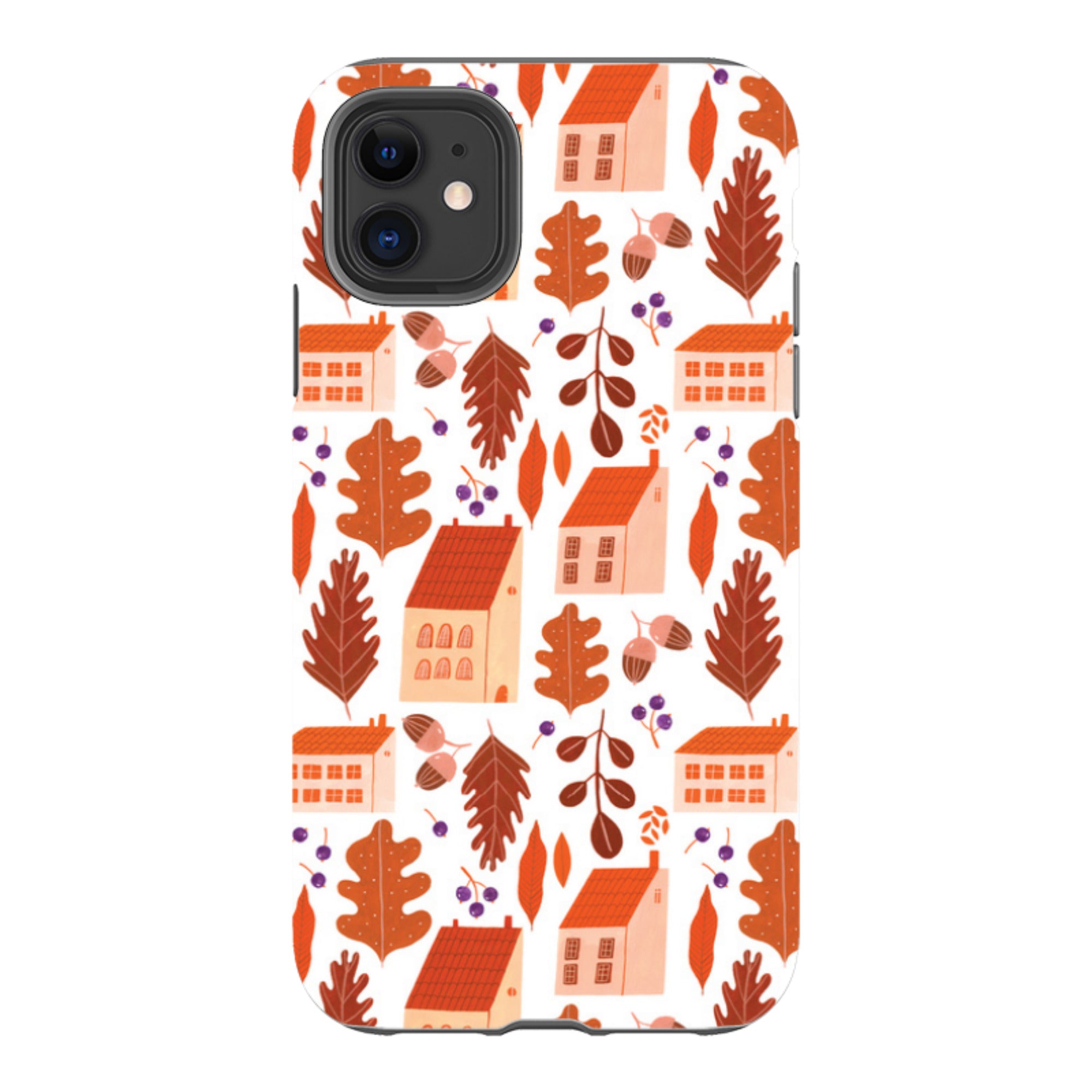 iPhone Tough Case - Autumn Pattern By Madalina Andronic