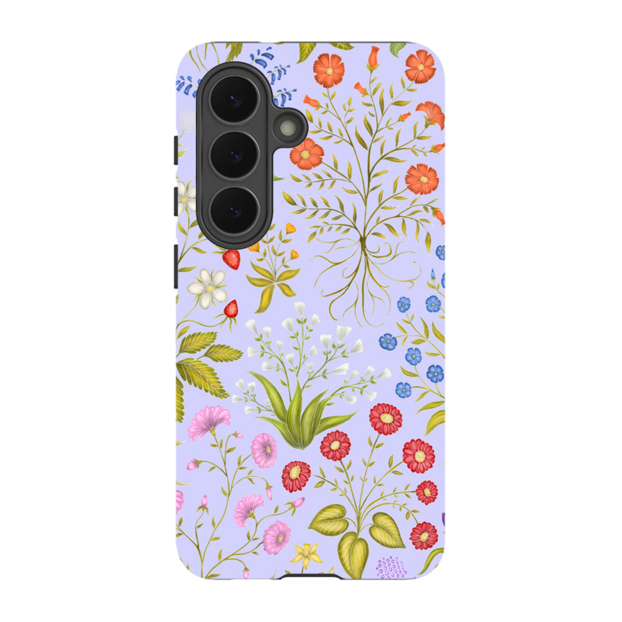 Samsung Tough Case - Fleurs Blue By Catherine Rowe
