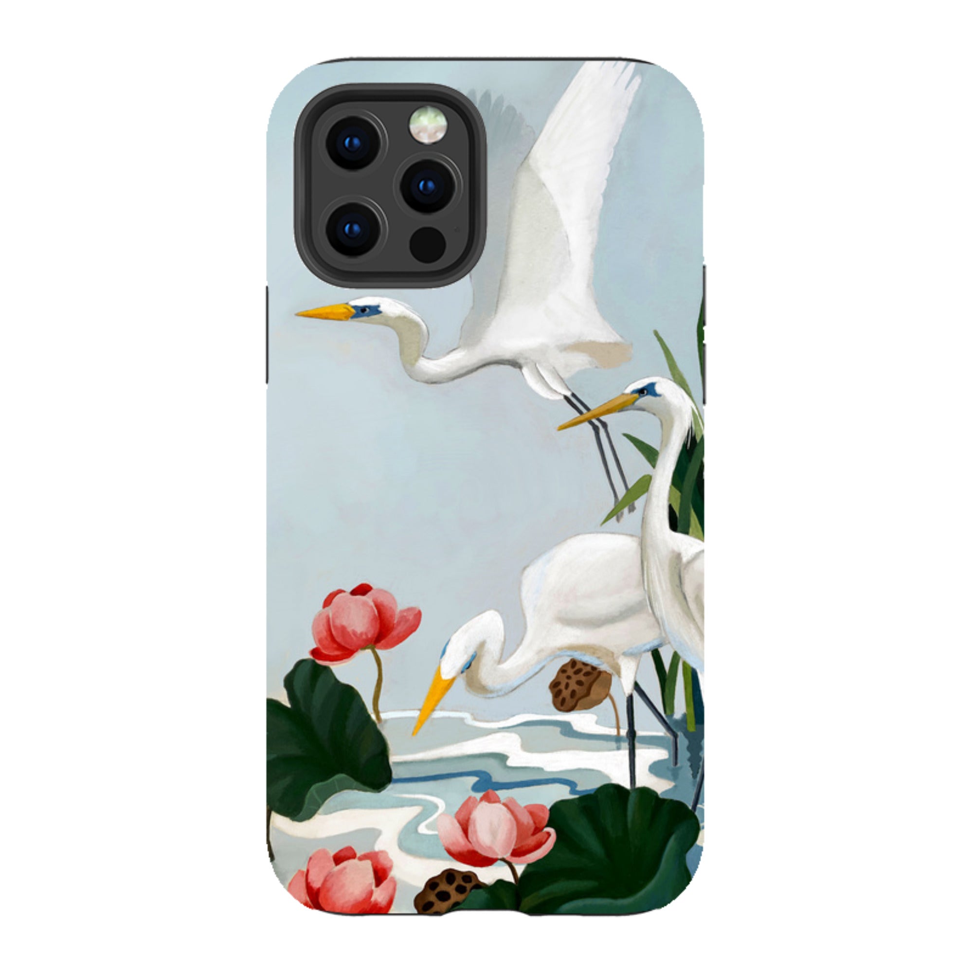 iPhone Tough Case - Egrets And Lillie's By Bex Parkin