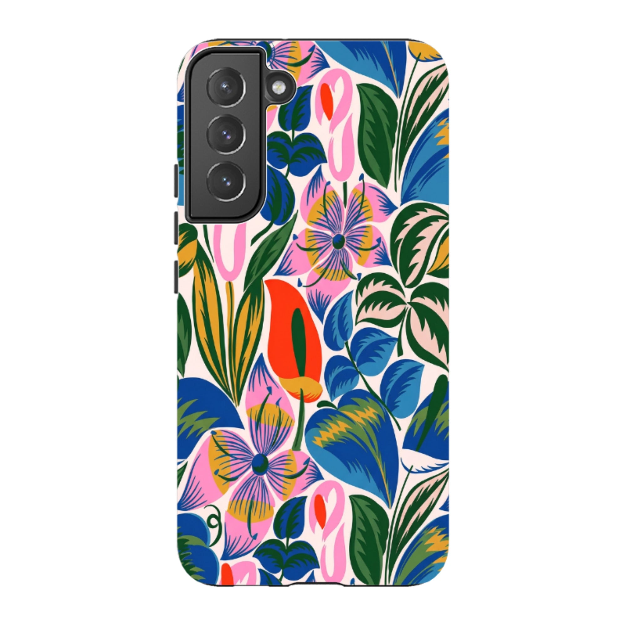 Samsung Tough Case - Retro Tropical Floral