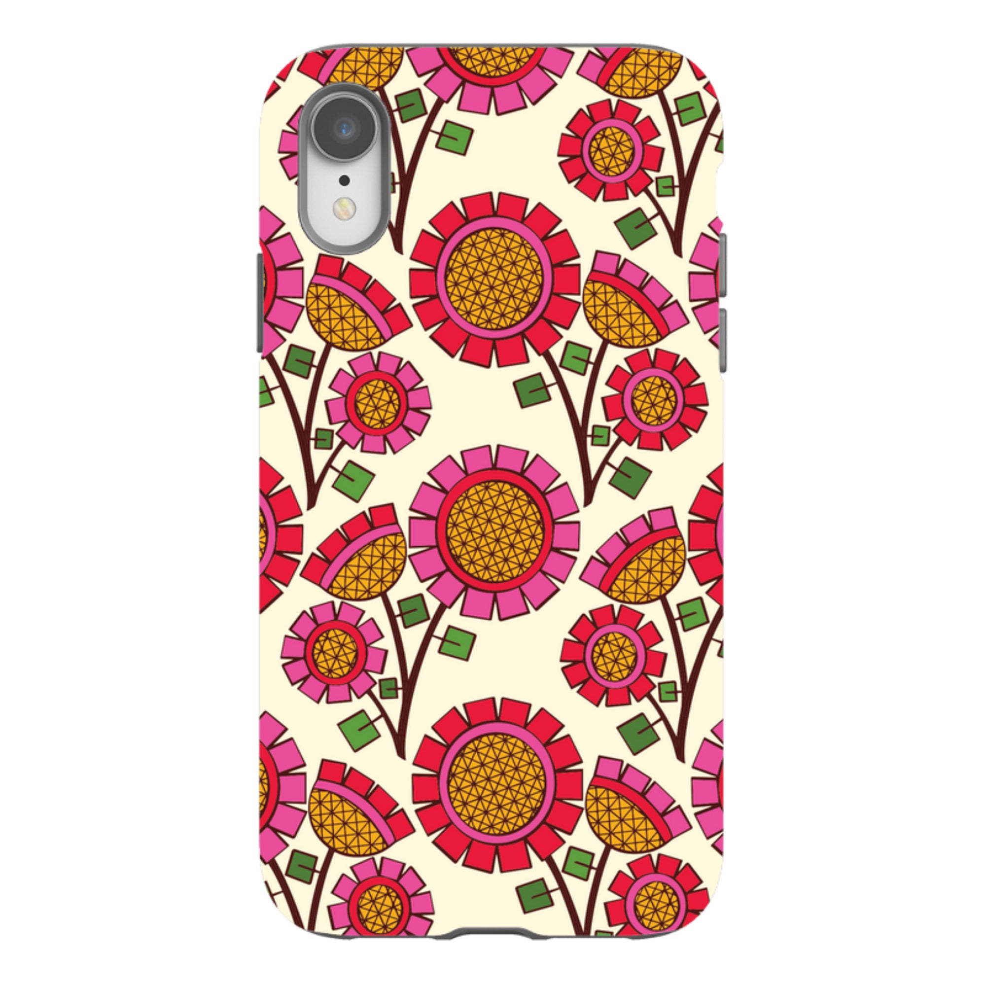 iPhone Tough Case - Pop Flower By Amelia Bowman