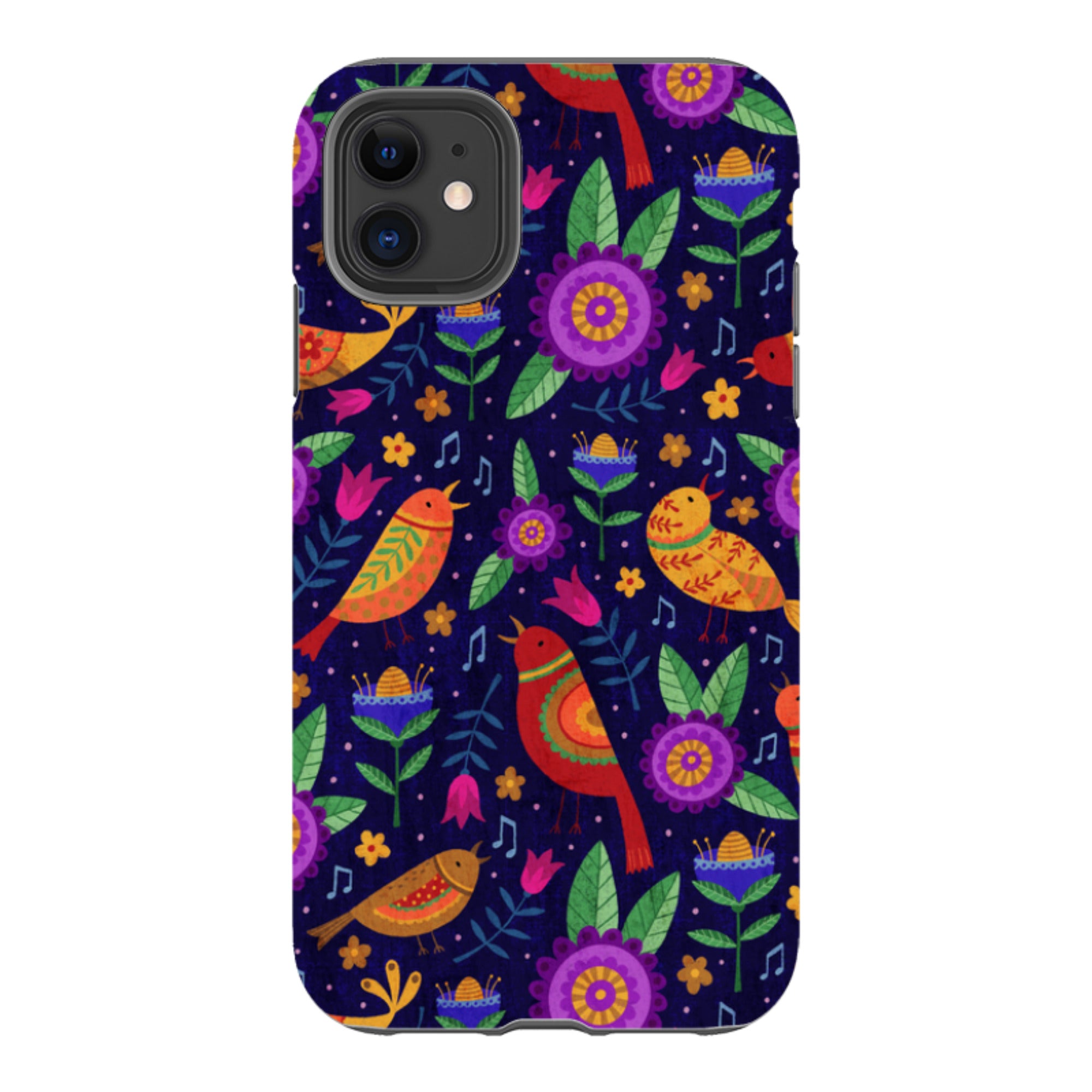 iPhone Tough Case - Bird Pattern VII By Suzy Taylor