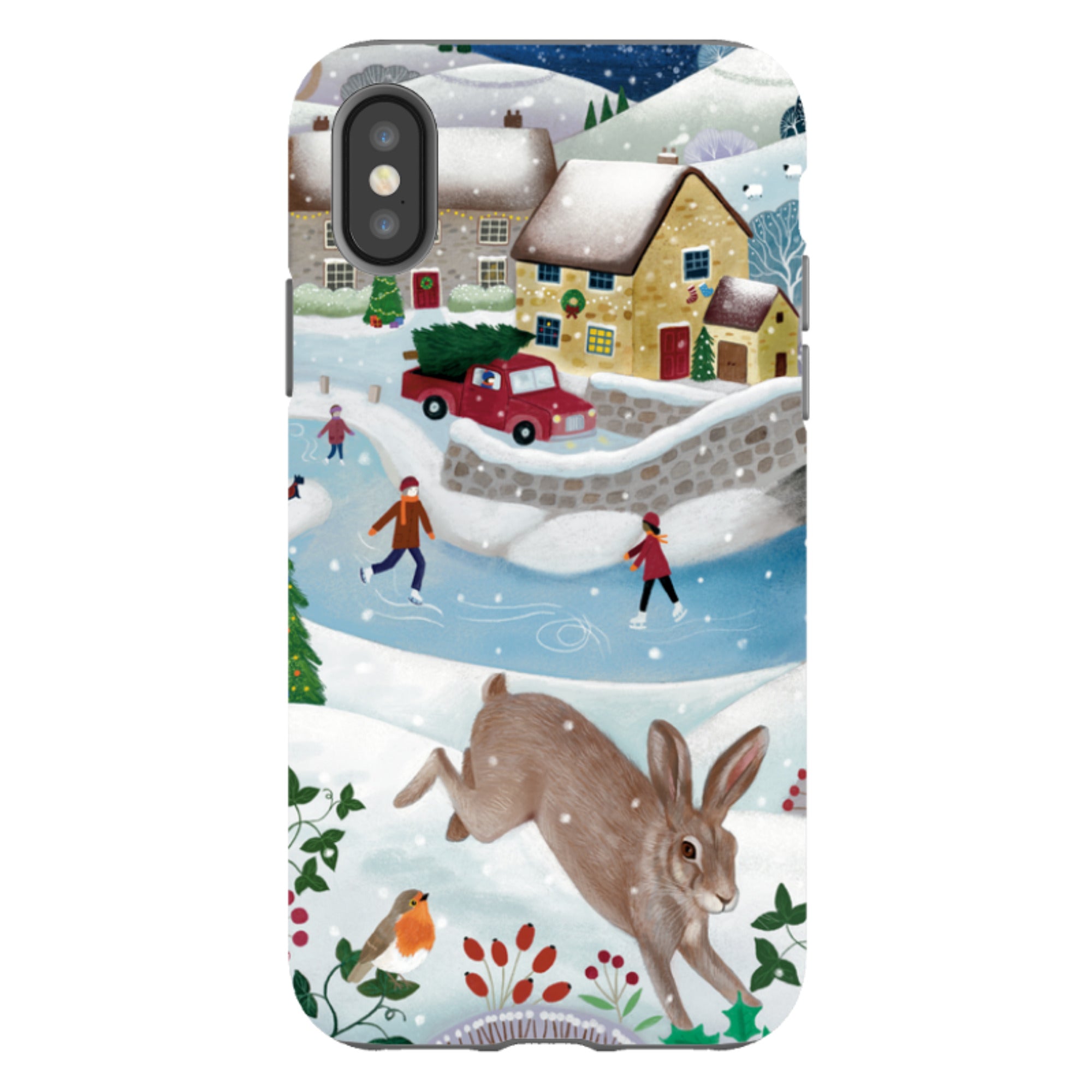 iPhone Tough Case - Advent Rabbit By Bex Parkin
