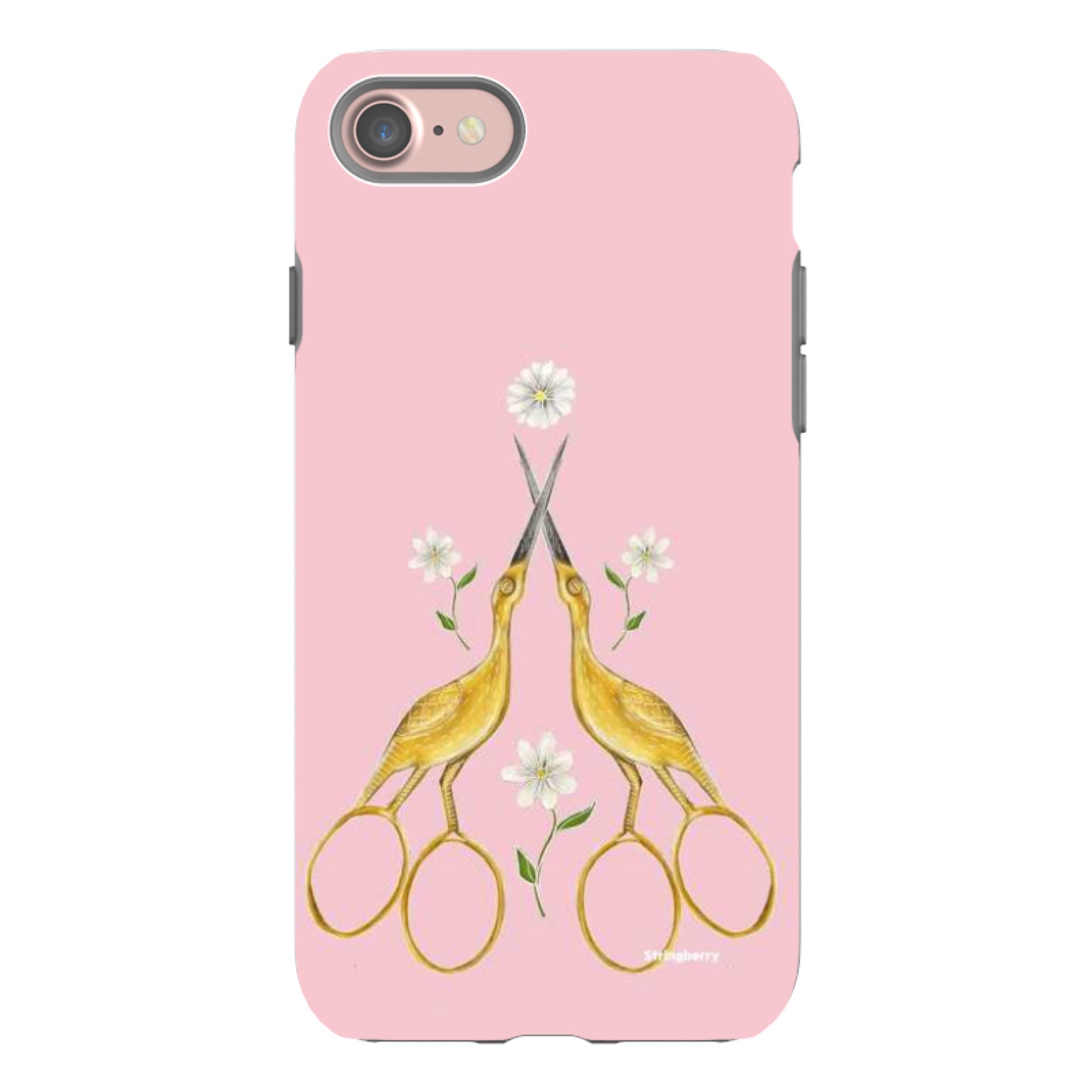 iPhone Tough Case - Heron Scissors By Catherine Rowe