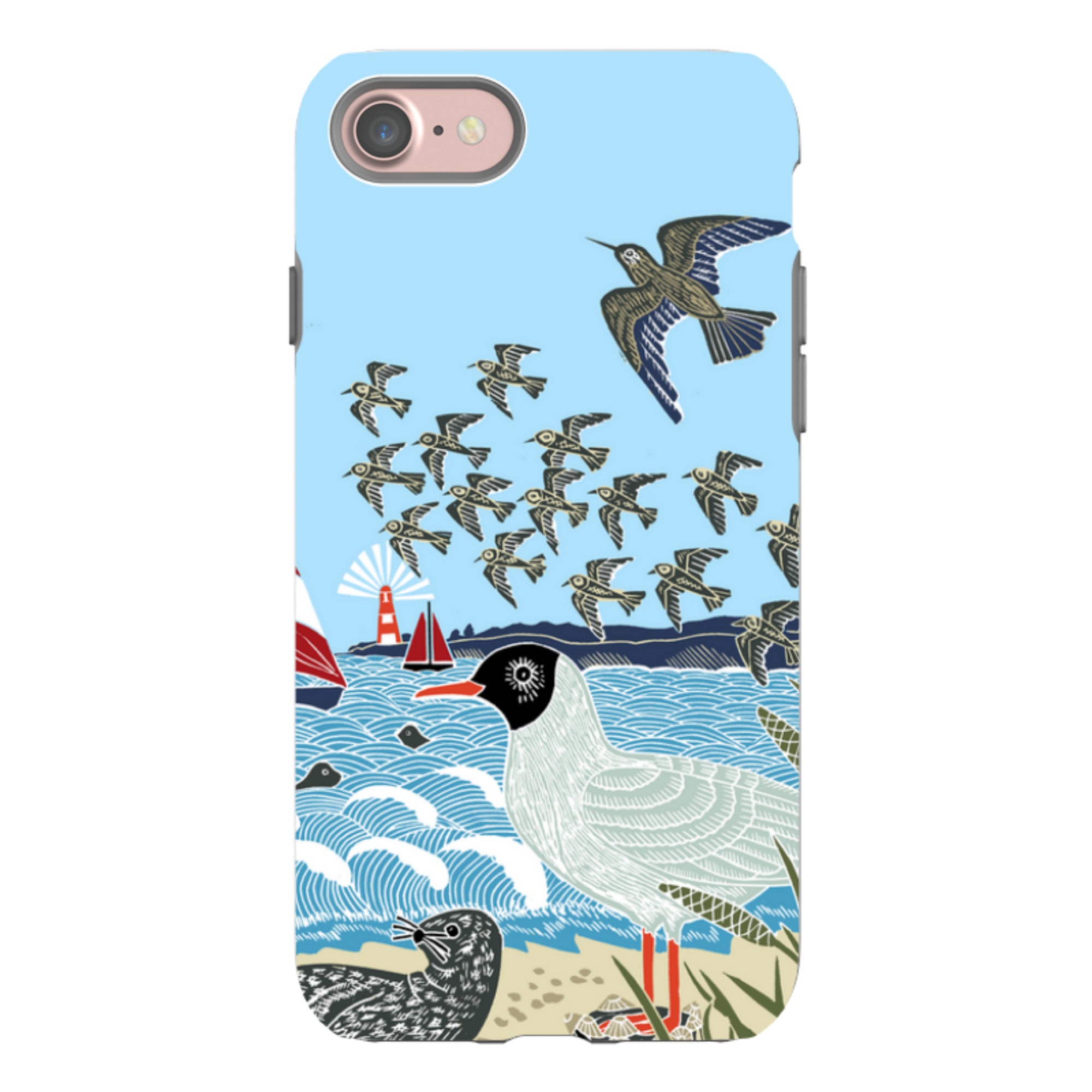 iPhone Case - Seagulls and Seals By Kate Heiss