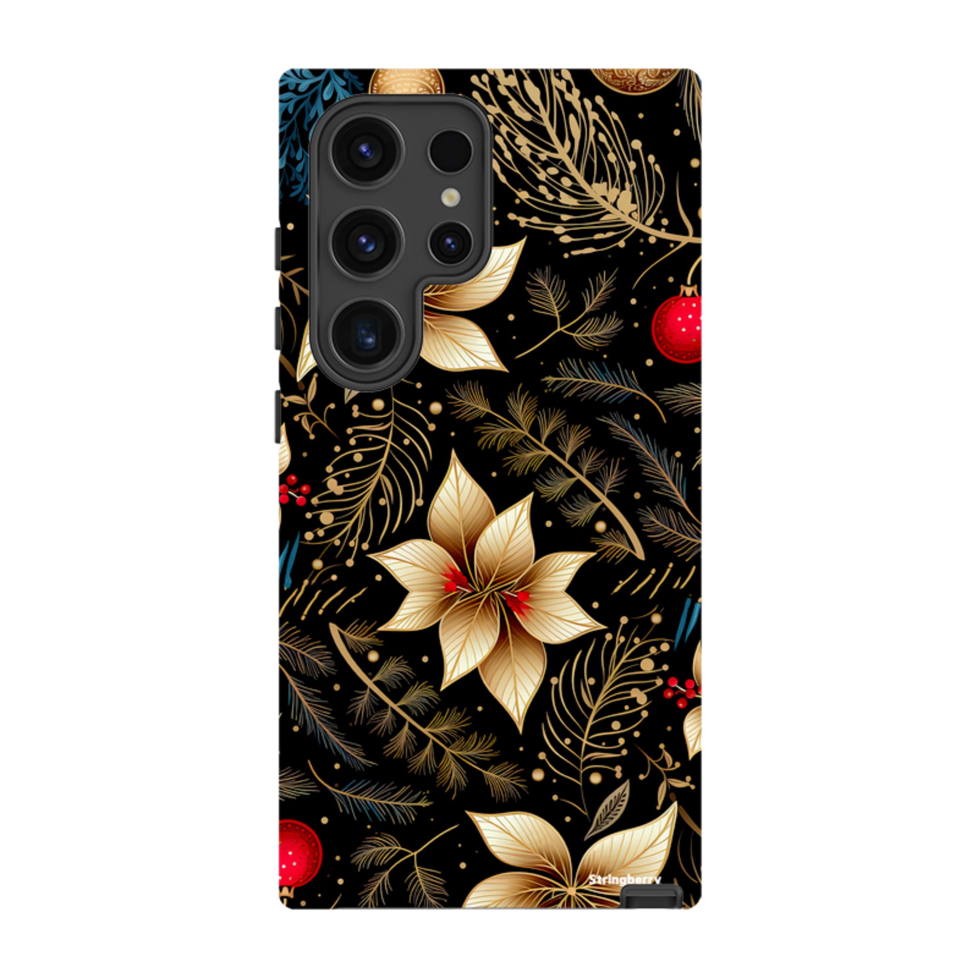 Samsung Tough Case -Golden Winter Floral