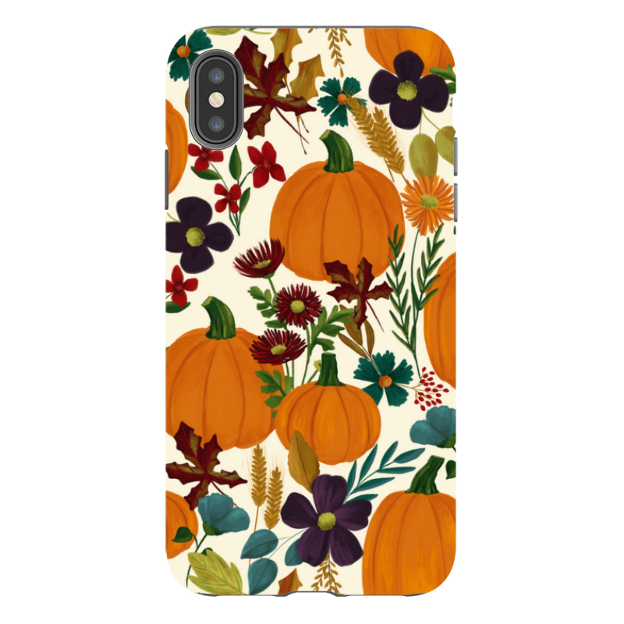 iPhone Tough Case - Fall Pumpkins By Abby Jacobs