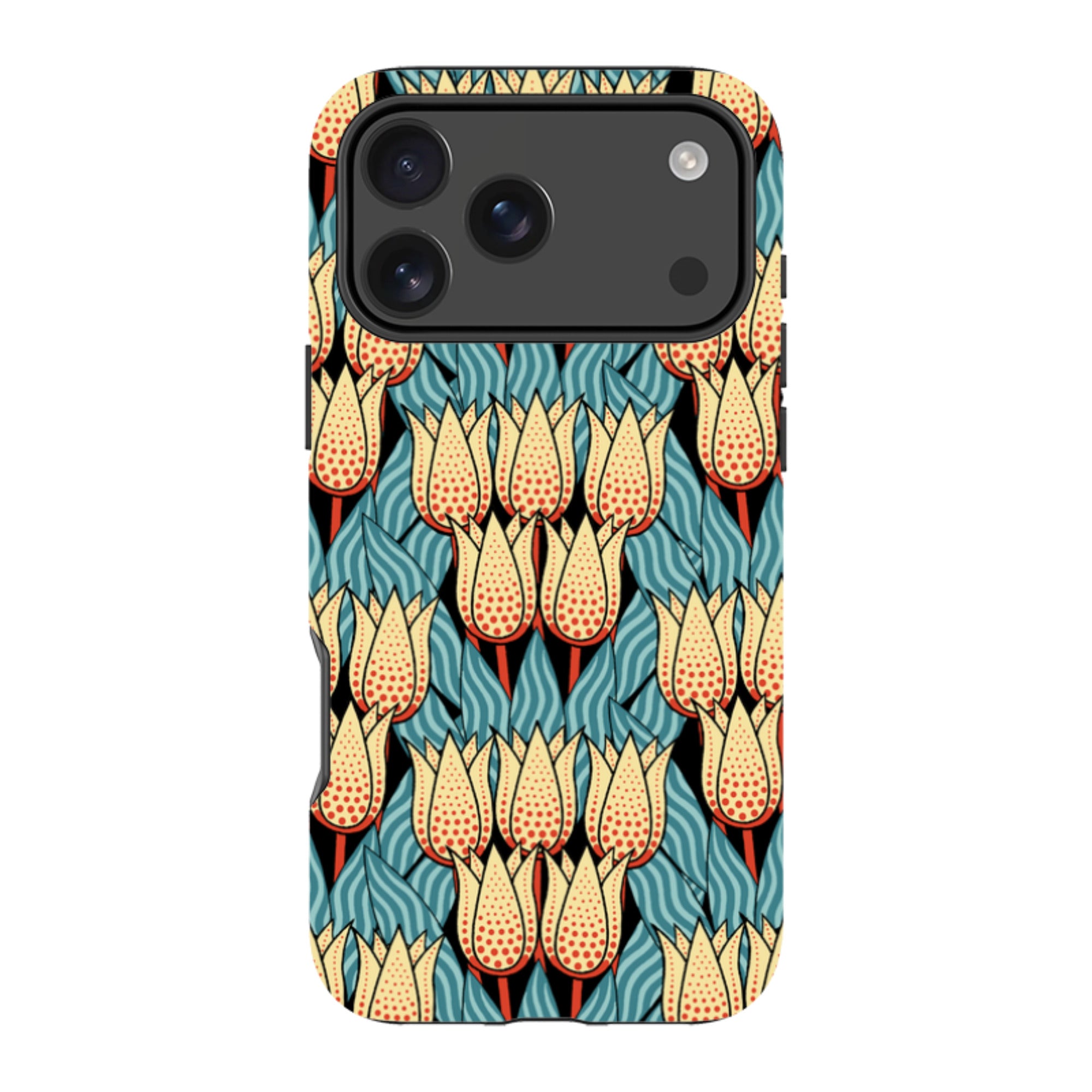 iPhone Tough Case - Spotty Tulip By Cressida Bell